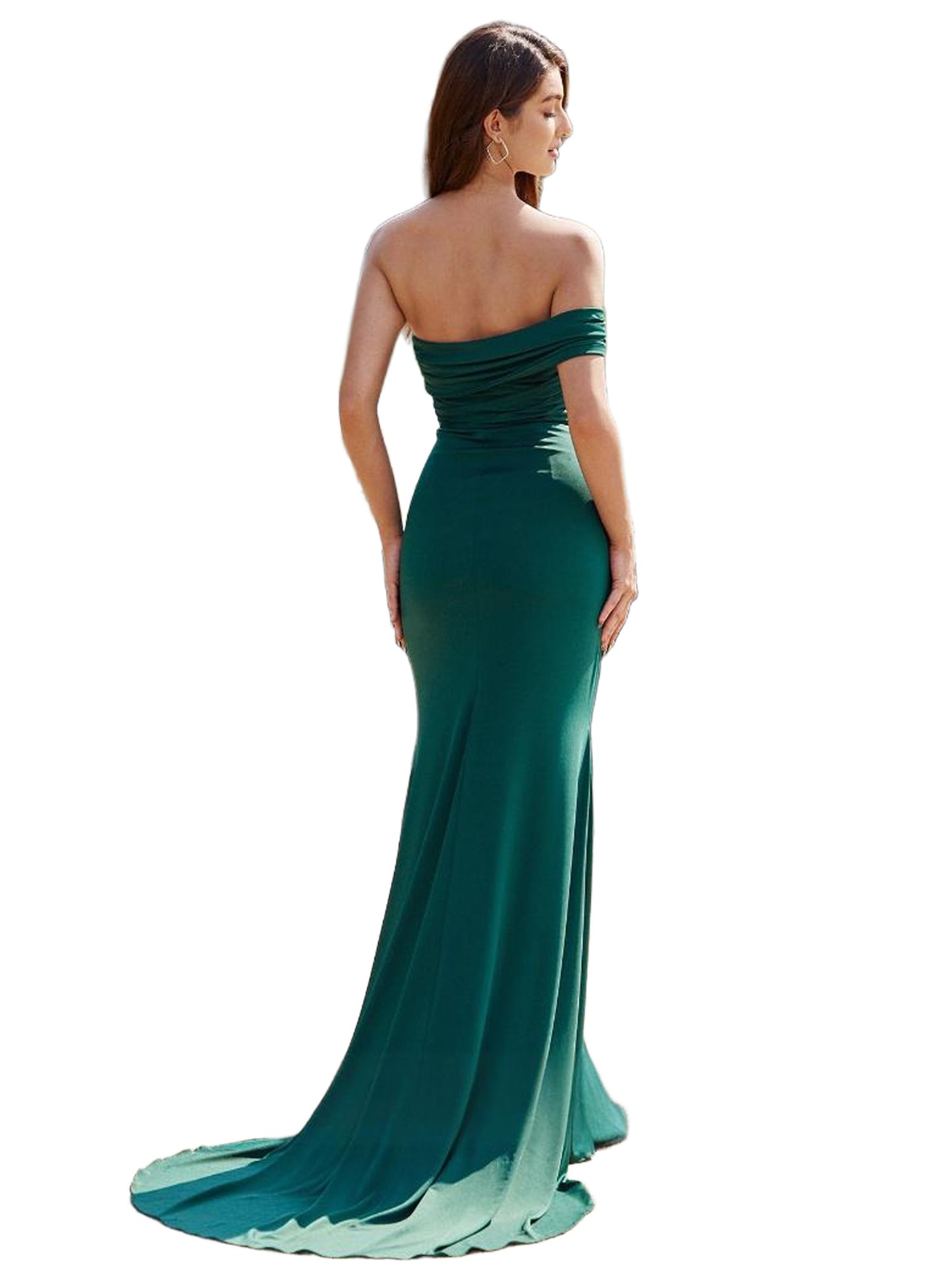 Long Prom Dress One shoulder A Line Evening Ball Gown GD300105