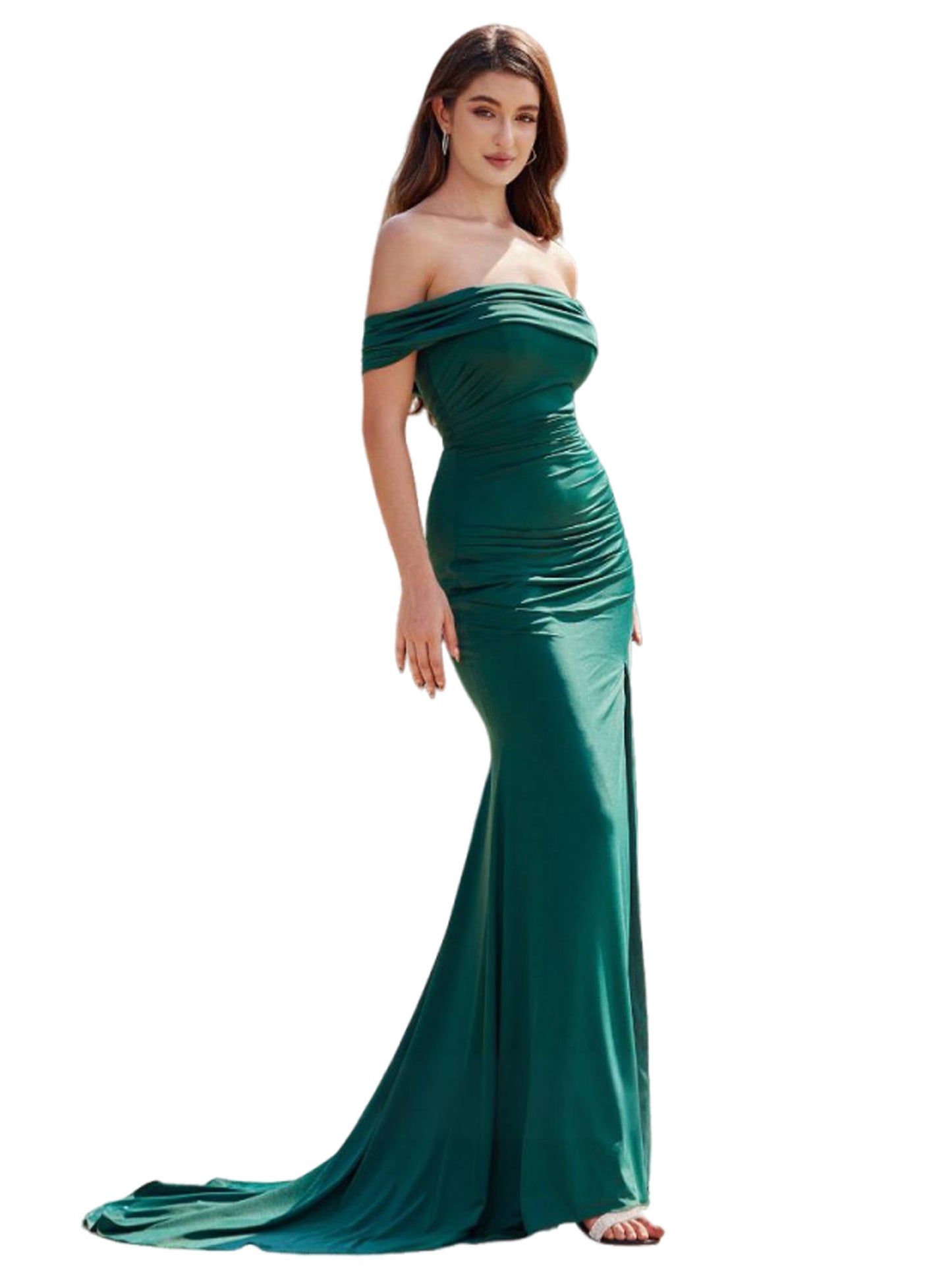 Long Prom Dress One shoulder A Line Evening Ball Gown GD300105