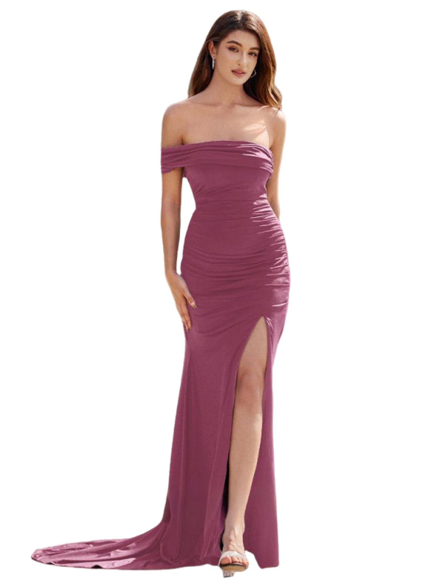 Long Prom Dress One shoulder A Line Evening Ball Gown GD300105