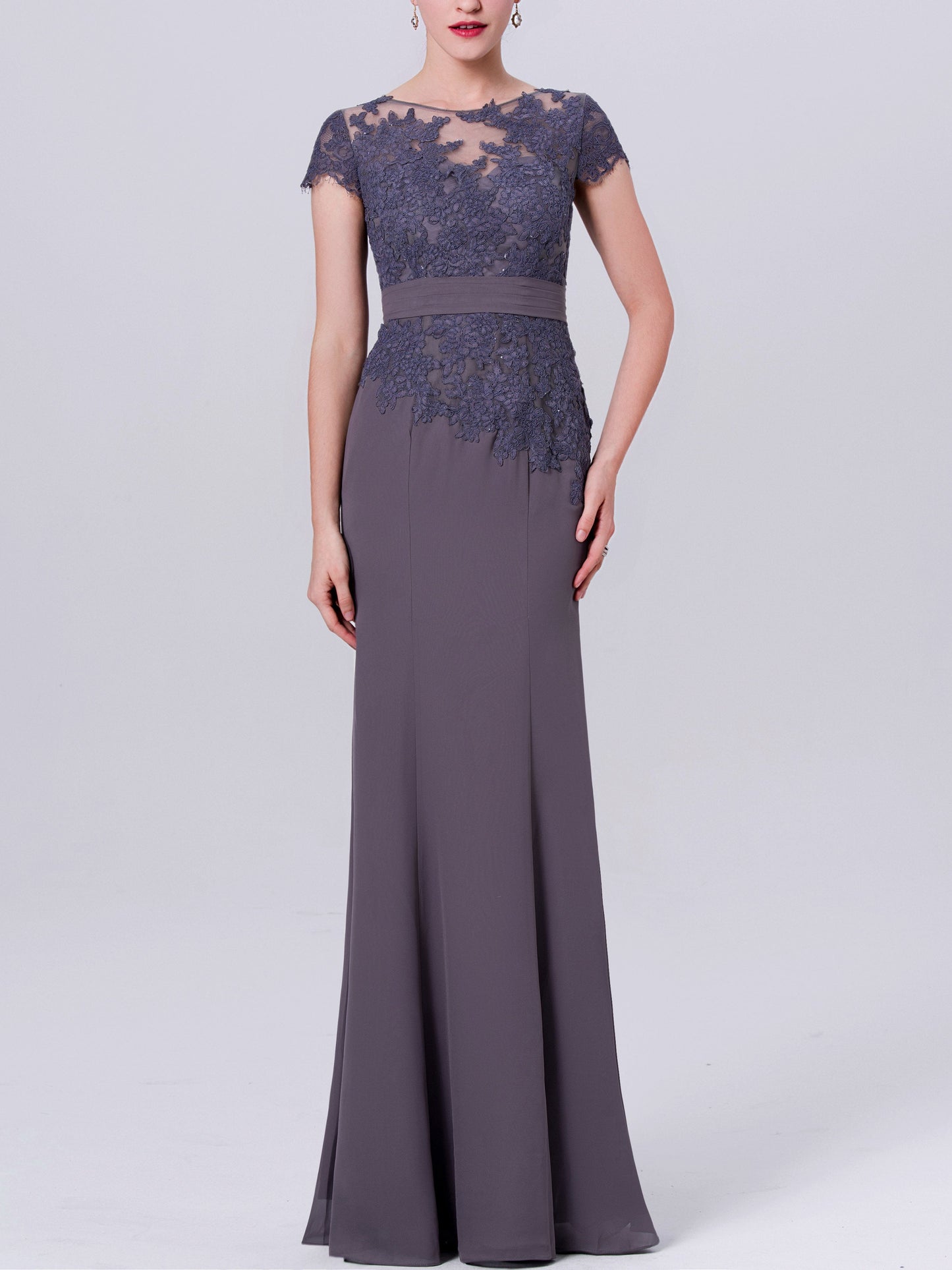 Chiffon Halter Sleeveless Bridesmaid Dress| Plus Size | 60+ Colors