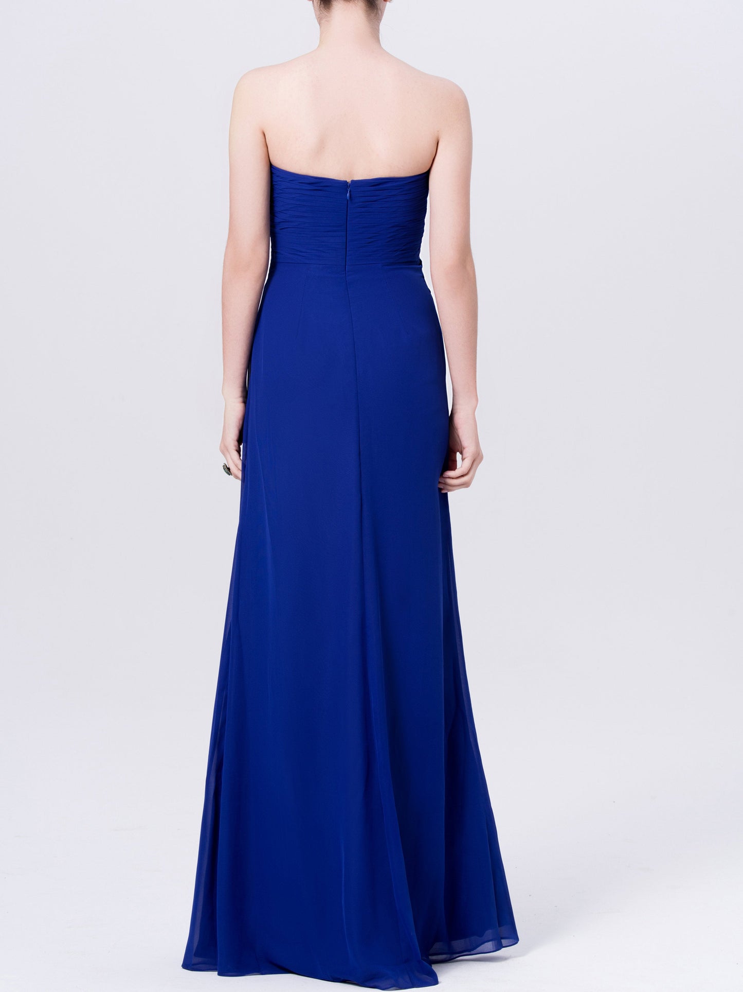 Chiffon Halter Sleeveless Bridesmaid Dress| Plus Size | 60+ Colors