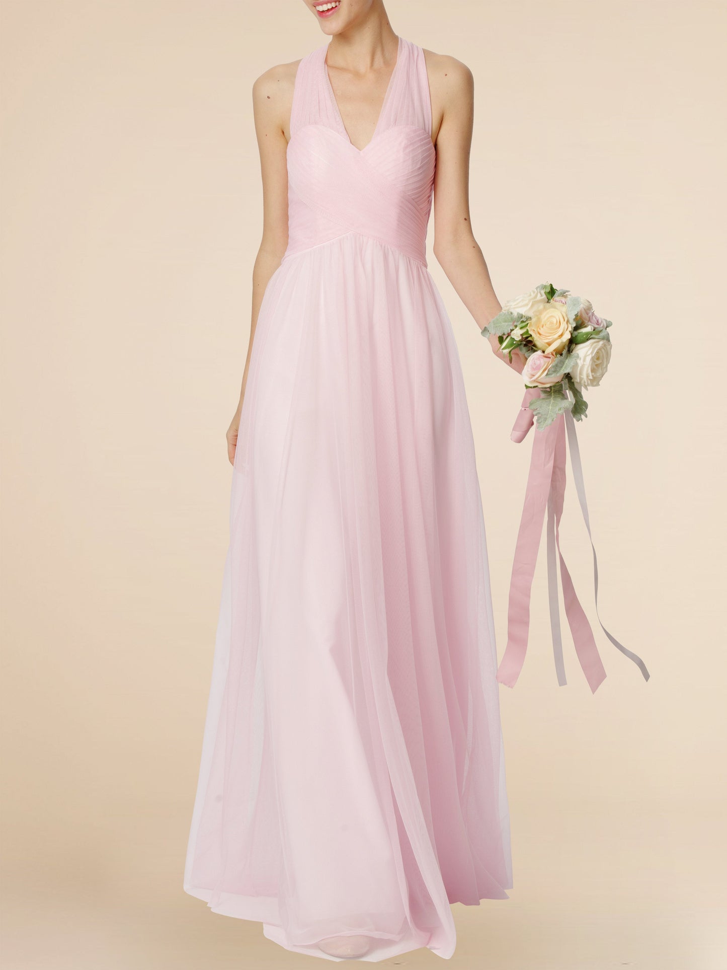Lace Boat Neck Cap Sleeves Bridesmaid Dress| Plus Size | 60+ Colors