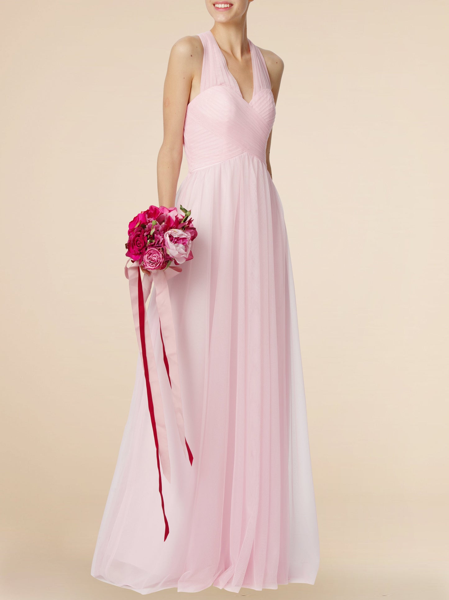 Lace Boat Neck Cap Sleeves Bridesmaid Dress| Plus Size | 60+ Colors