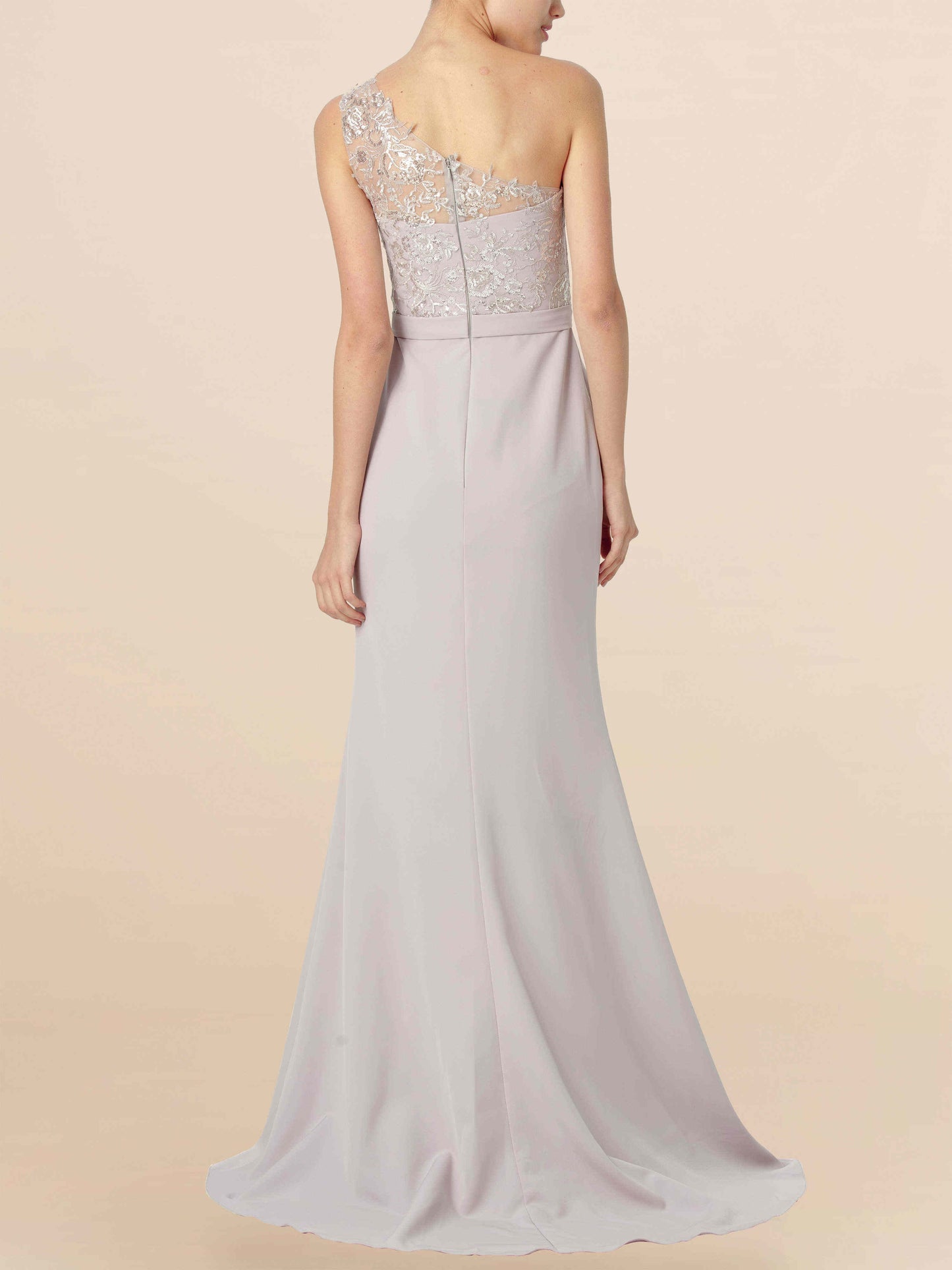 Chiffon One Shoulder Sleeveless Bridesmaid Dress| Plus Size | 60+ Colors