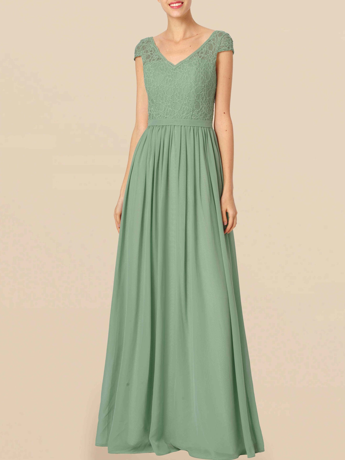 Chiffon One Shoulder Sleeveless Bridesmaid Dress| Plus Size | 60+ Colors
