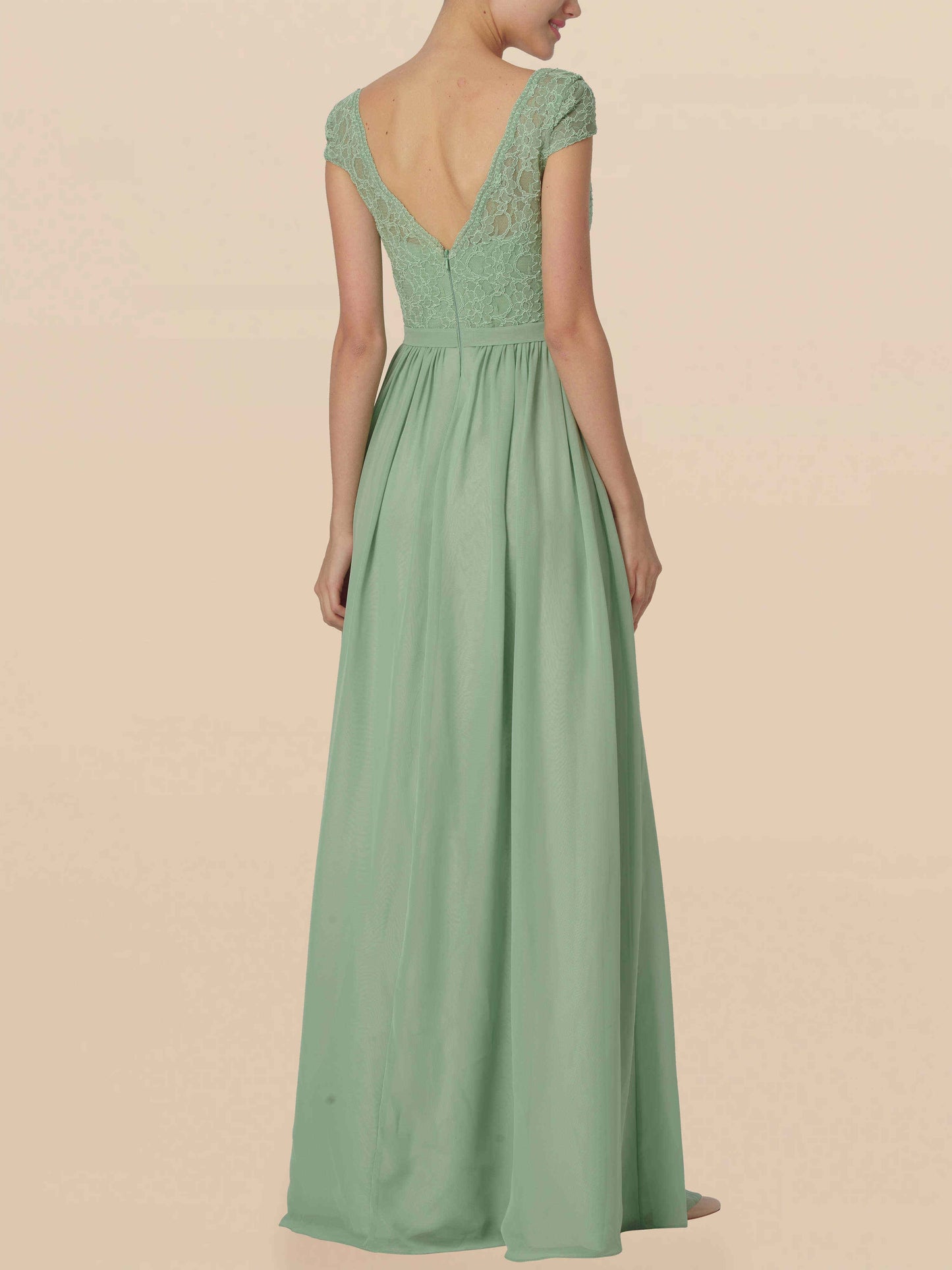 Chiffon One Shoulder Sleeveless Bridesmaid Dress| Plus Size | 60+ Colors
