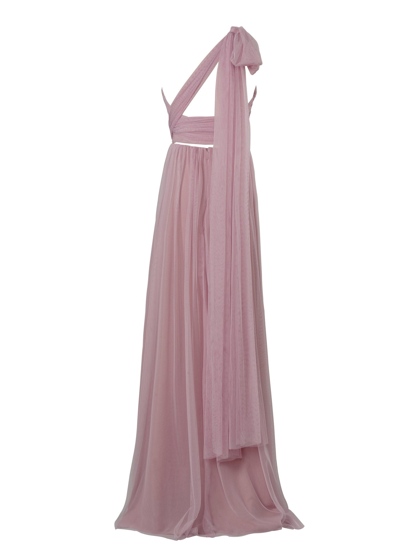 Chiffon Criss Cross Straps Sleeveless Bridesmaid Dress| Plus Size | 60+ Colors