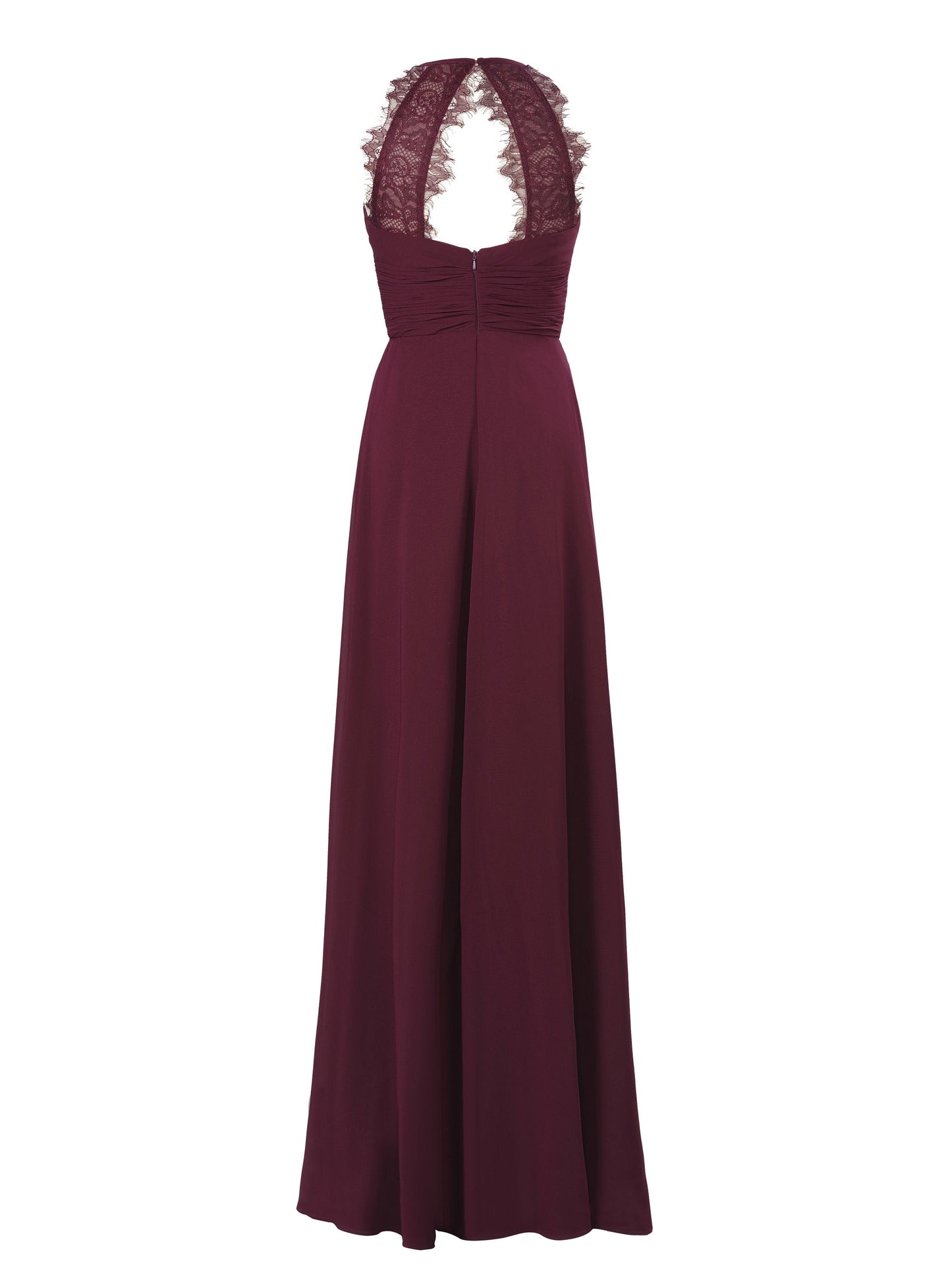 Chiffon One Shoulder Sleeveless Bridesmaid Dress| Plus Size | 60+ Colors
