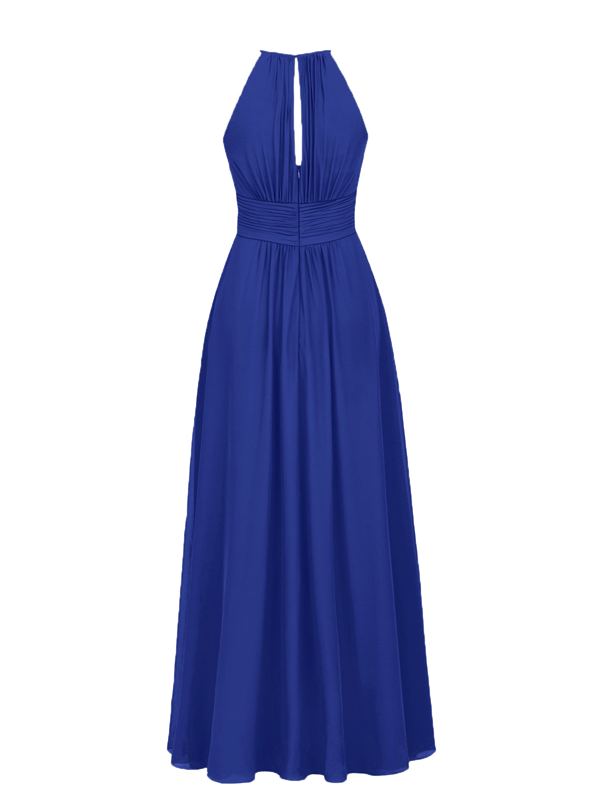Chiffon One Shoulder Sleeveless Bridesmaid Dress| Plus Size | 60+ Colors