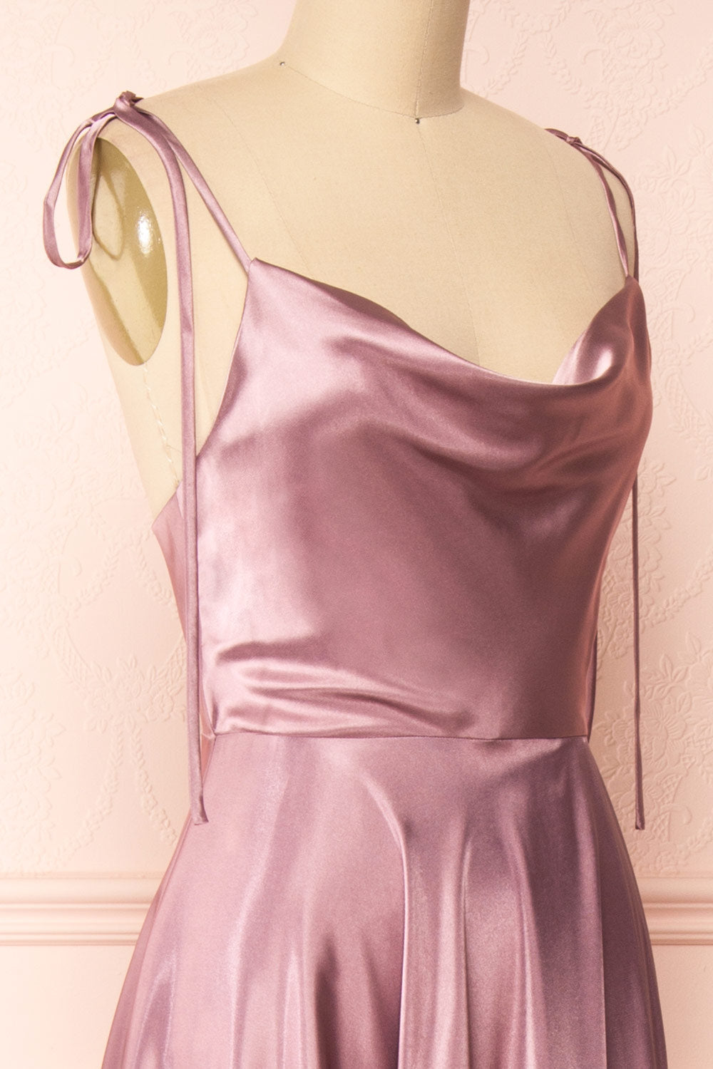 Stretch Satin Boat Neck Sleeveless Bridesmaid Dress| Plus Size | 60+ Colors