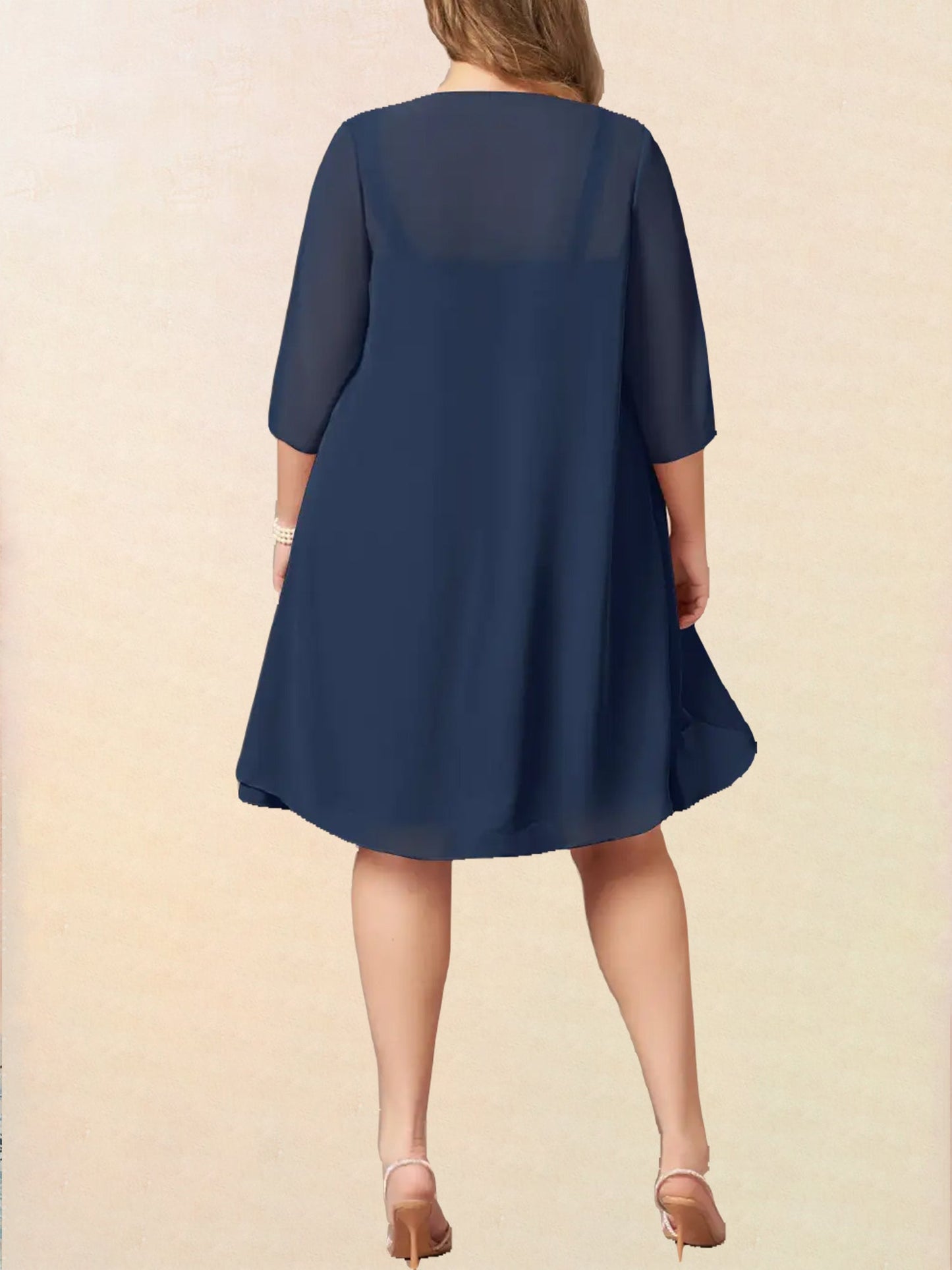 Chiffon V-Neck Sleeveless