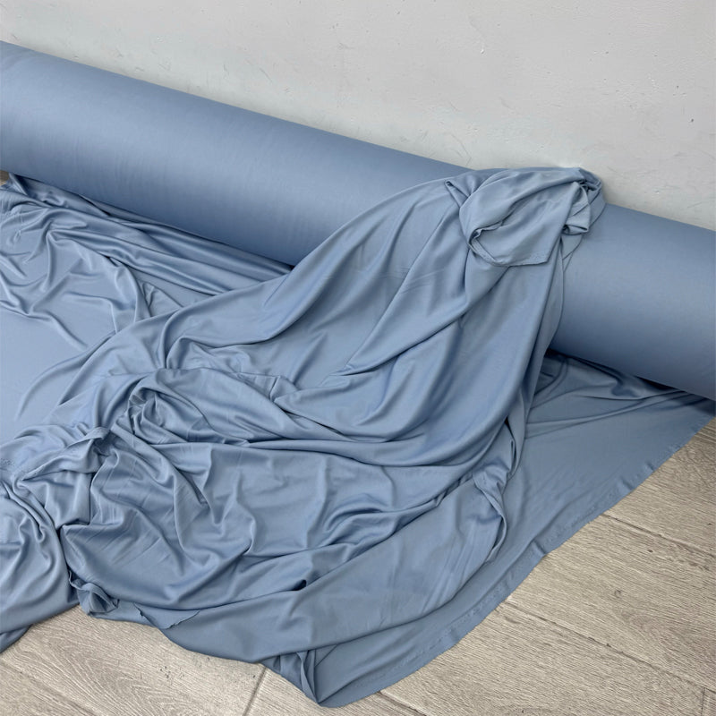Dusty Blue Wedding Draping Fabric for Ceremony Backdrops and Event Decorations 170 × 100 cm
