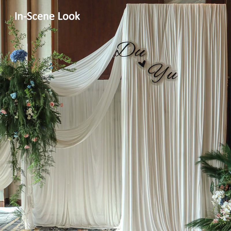 Draping Fabric Stretch Knit Fabric for Wedding Decor Curtains Wide 170cm -FB00001