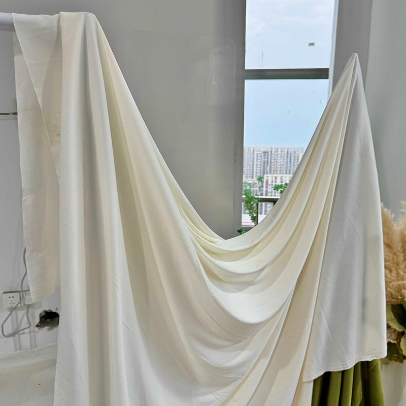 Dusty Blue Wedding Draping Fabric for Ceremony Backdrops and Event Decorations 170 × 100 cm