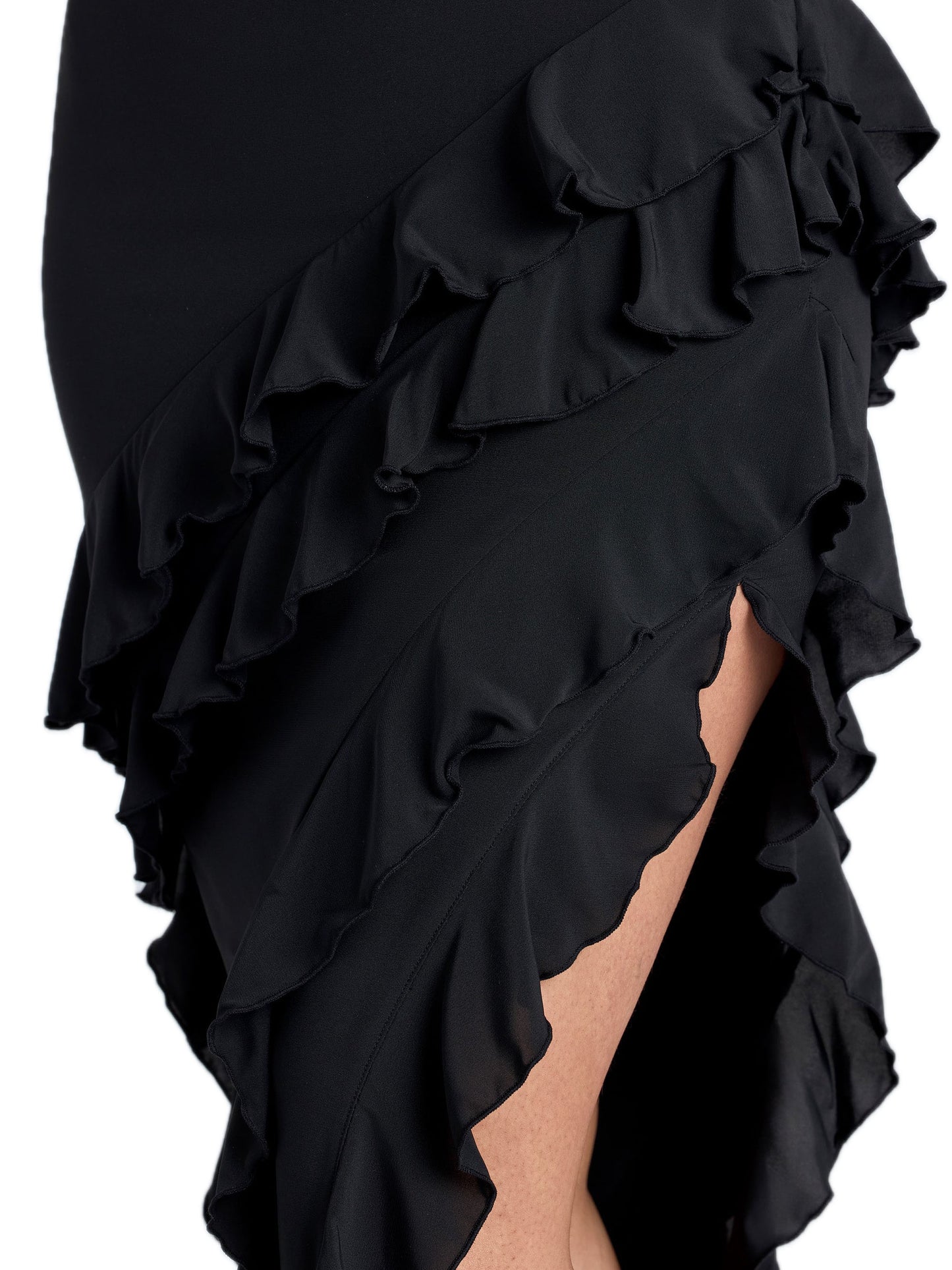 Pearl Chiffon Sheath Long Prom Dress V Neck Ball Gown GD300030