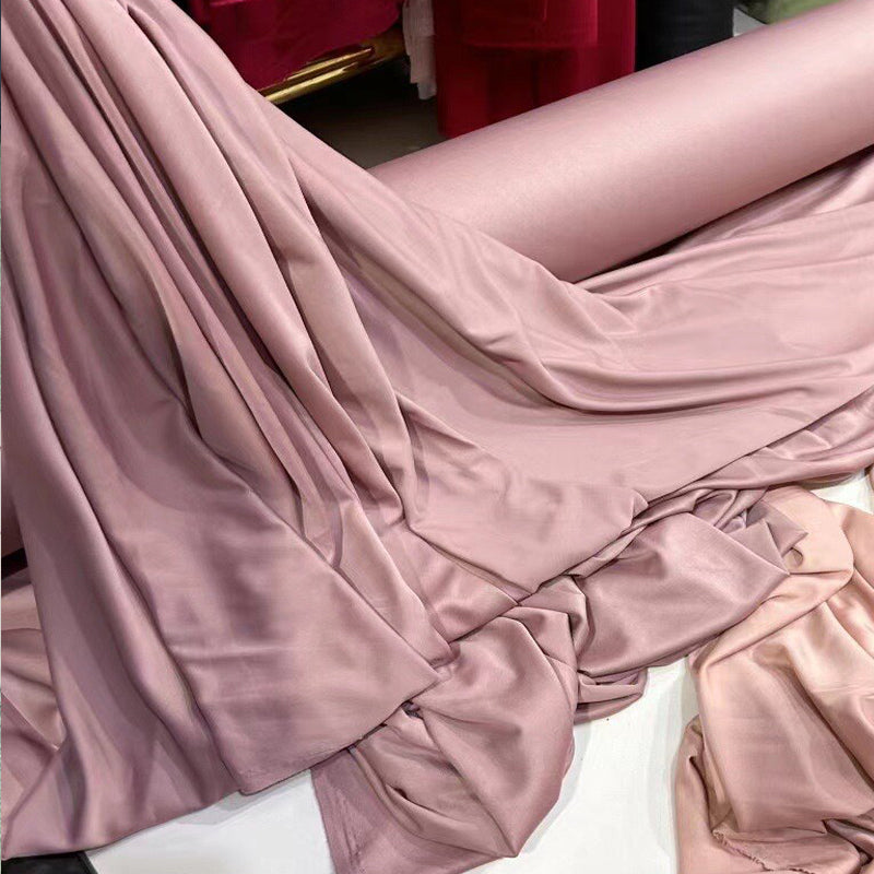 Burgundy Draping Fabric Stretch Knit Fabric for Wedding Decor Curtains 170x100 cm -FB00002