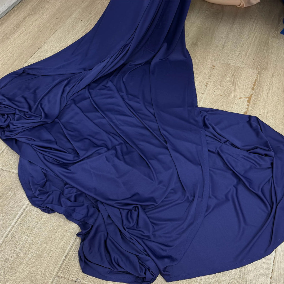 Dusty Blue Wedding Draping Fabric for Ceremony Backdrops and Event Decorations 170 × 100 cm