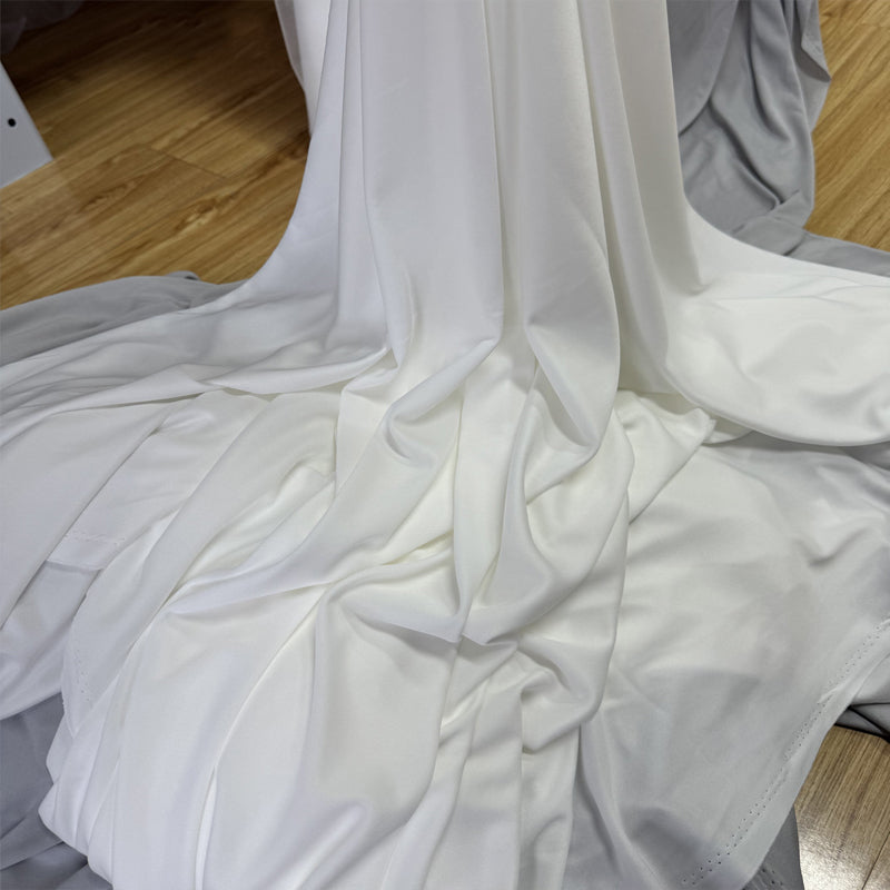 Cream Knit Wedding Draping Fabric for Elegant Ceremony and Event Backdrops 170 × 100 cm
