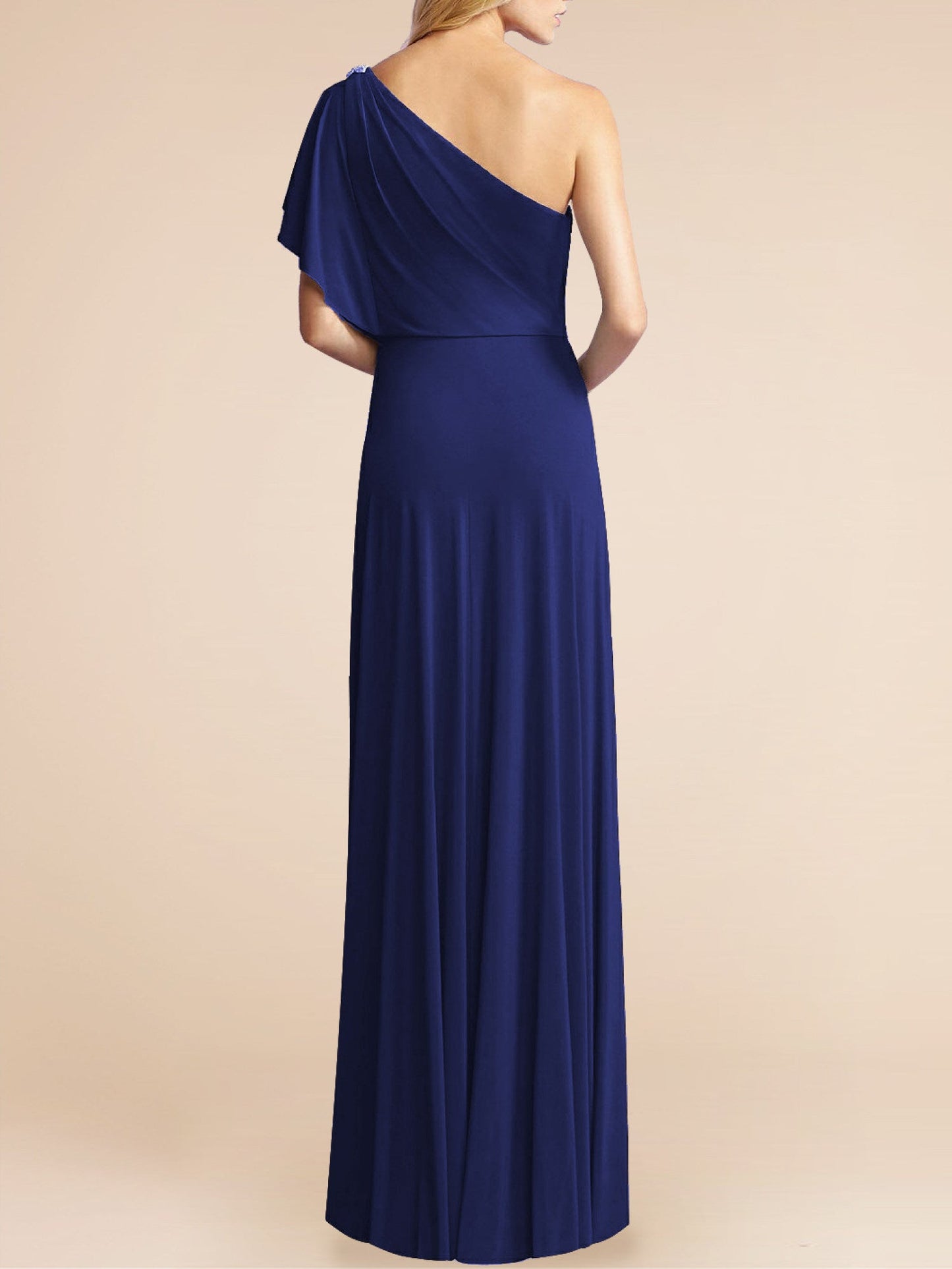 Chiffon V-Neck Sleeveless Bridesmaid Dress| Plus Size | 60+ Colors