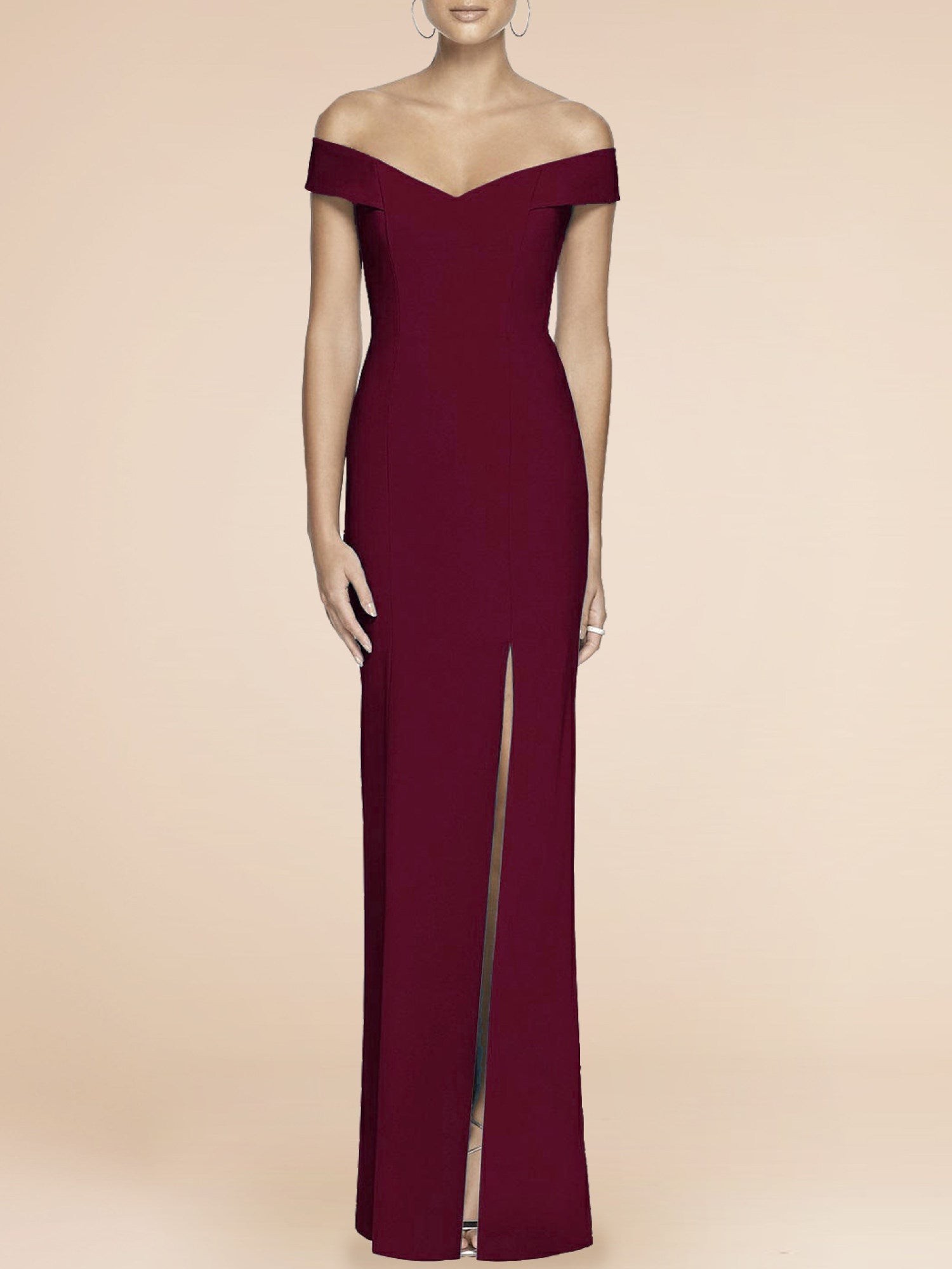 Chiffon V-Neck Sleeveless Bridesmaid Dress| Plus Size | 60+ Colors
