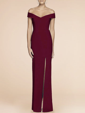 Chiffon V-Neck Sleeveless Bridesmaid Dress| Plus Size | 60+ Colors