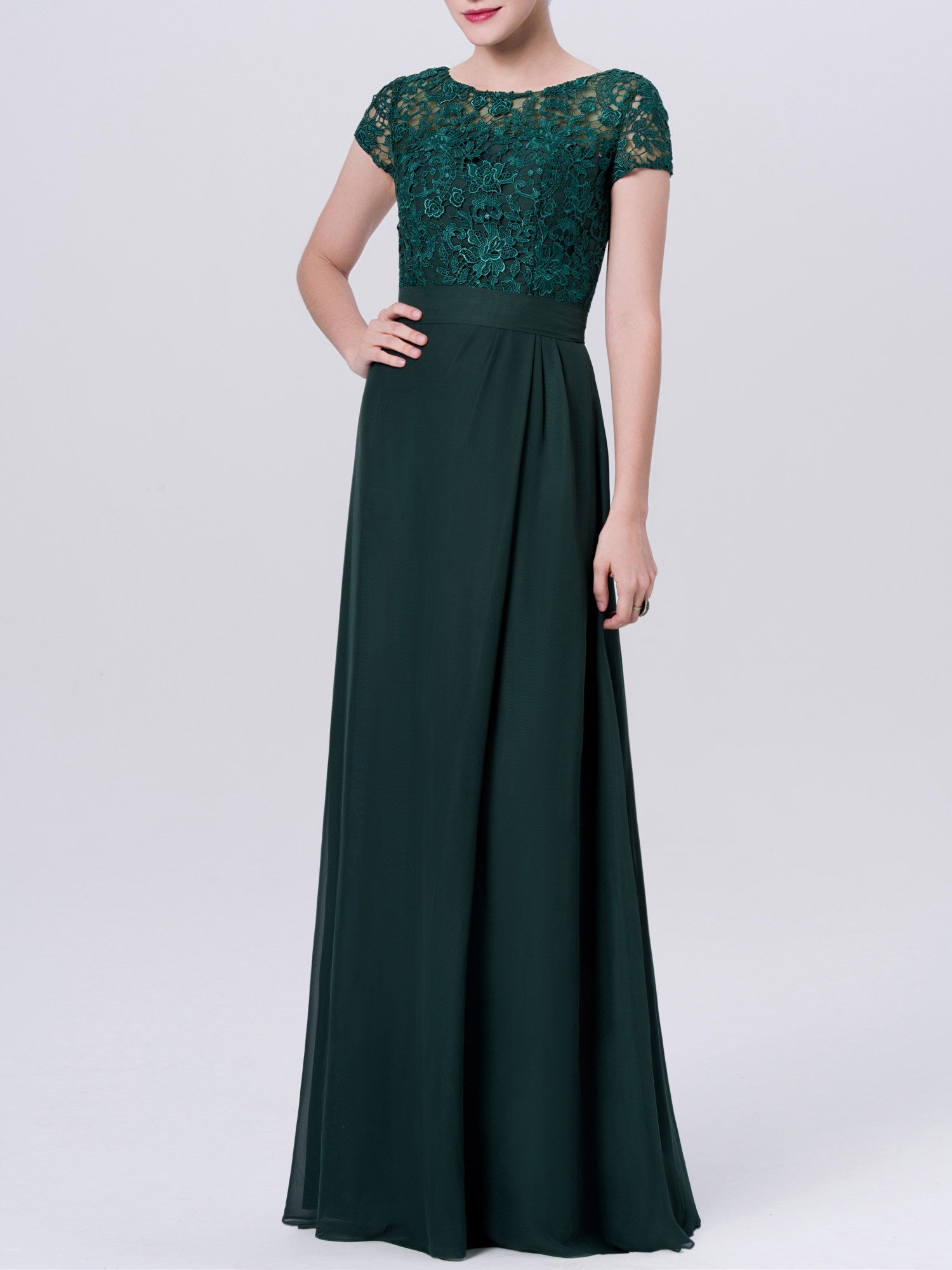 Chiffon V-Neck Sleeveless Bridesmaid Dress| Plus Size | 60+ Colors