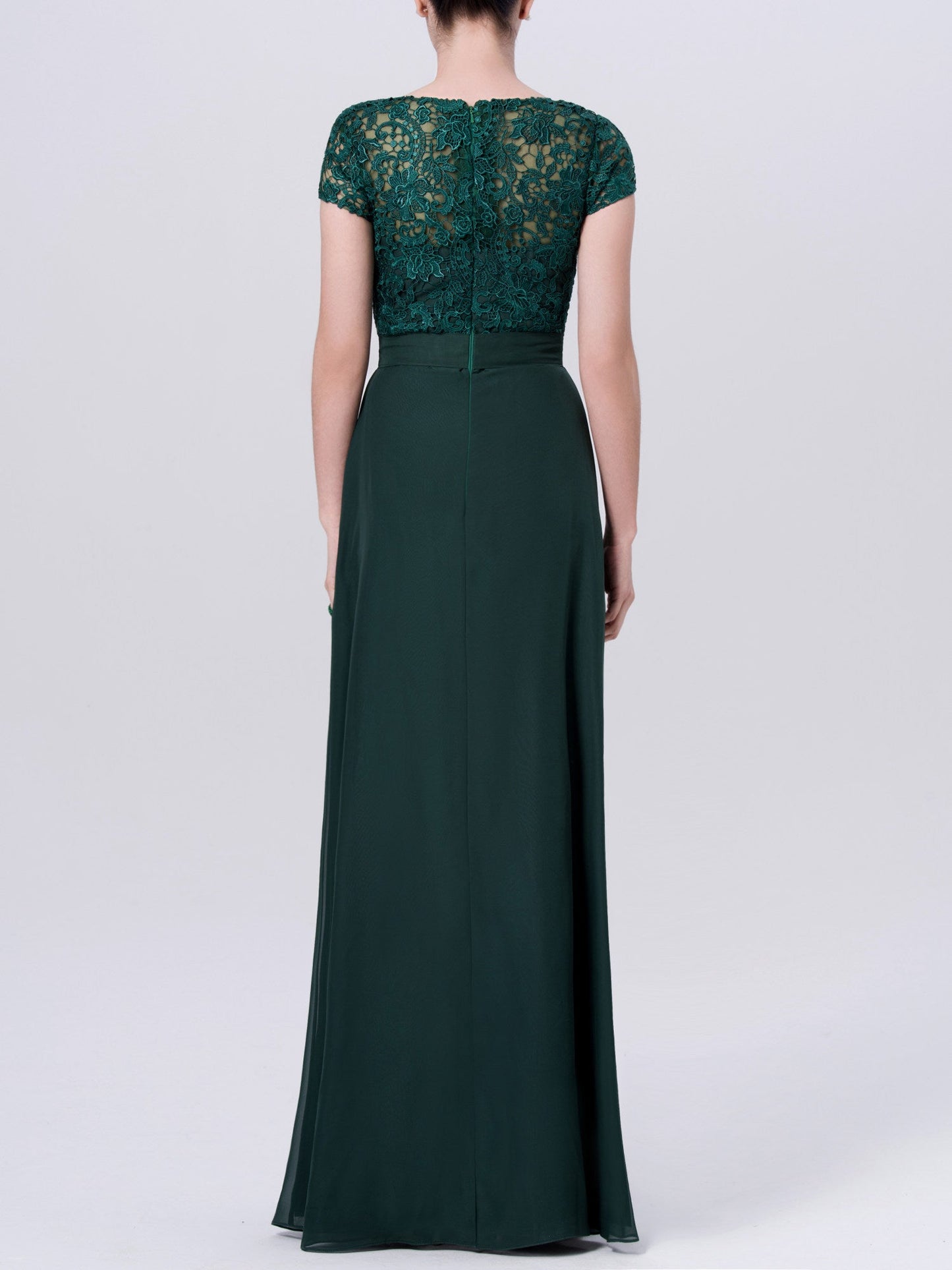 Chiffon V-Neck Sleeveless Bridesmaid Dress| Plus Size | 60+ Colors