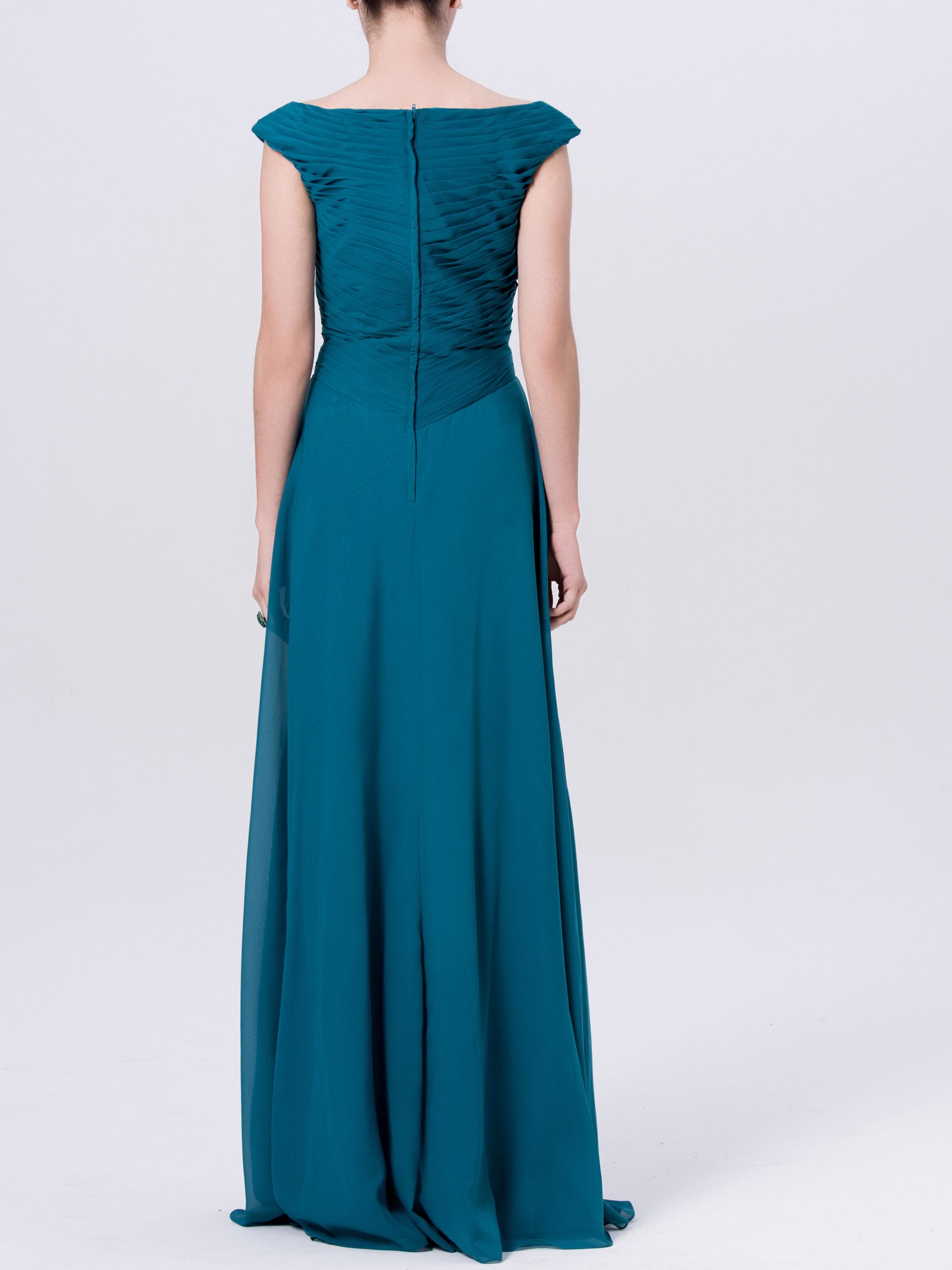 Chiffon Halter Sleeveless Bridesmaid Dress| Plus Size | 60+ Colors