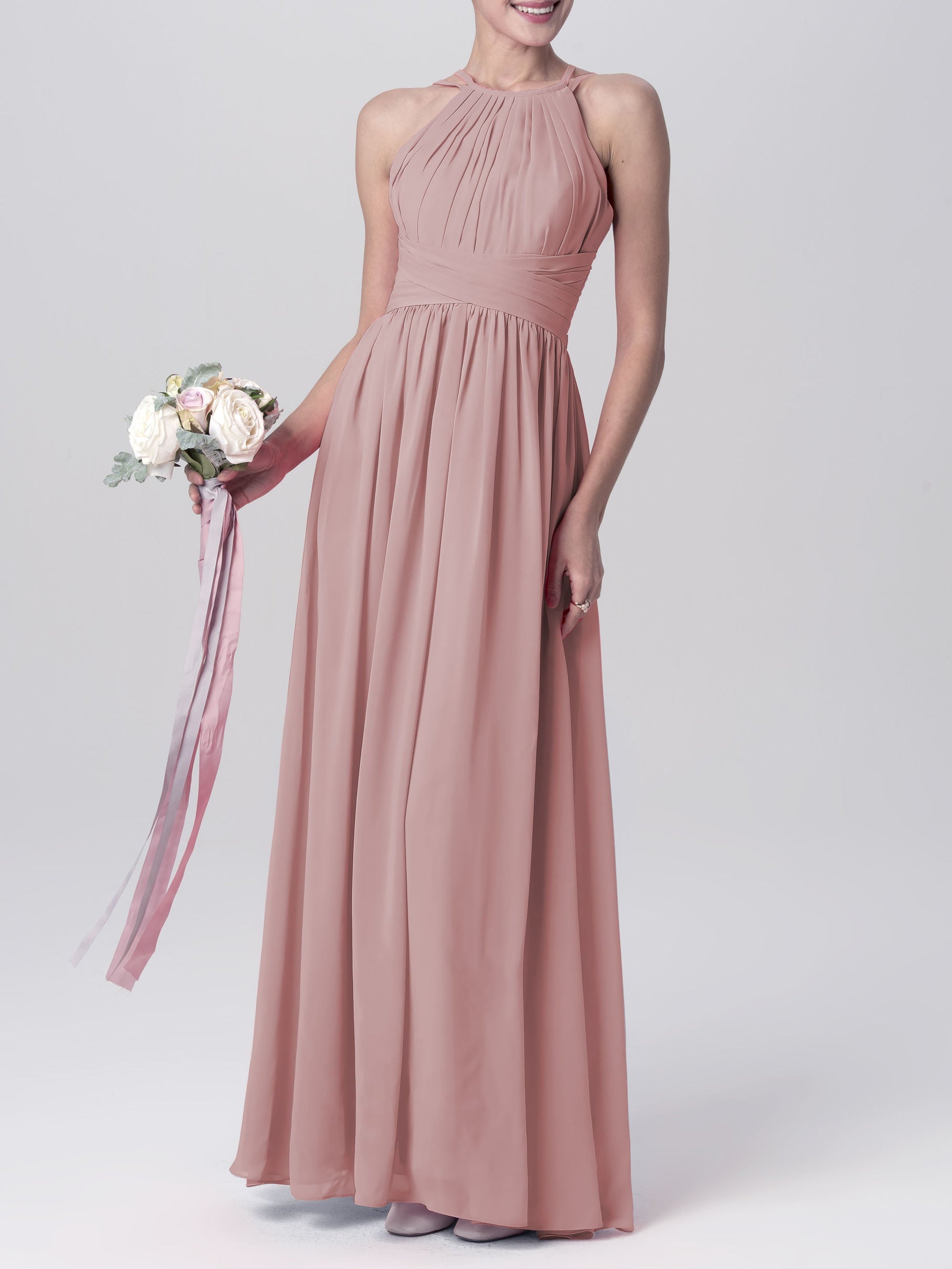 Lace Square Neck Cap Sleeves Bridesmaid Dress| Plus Size | 60+ Colors