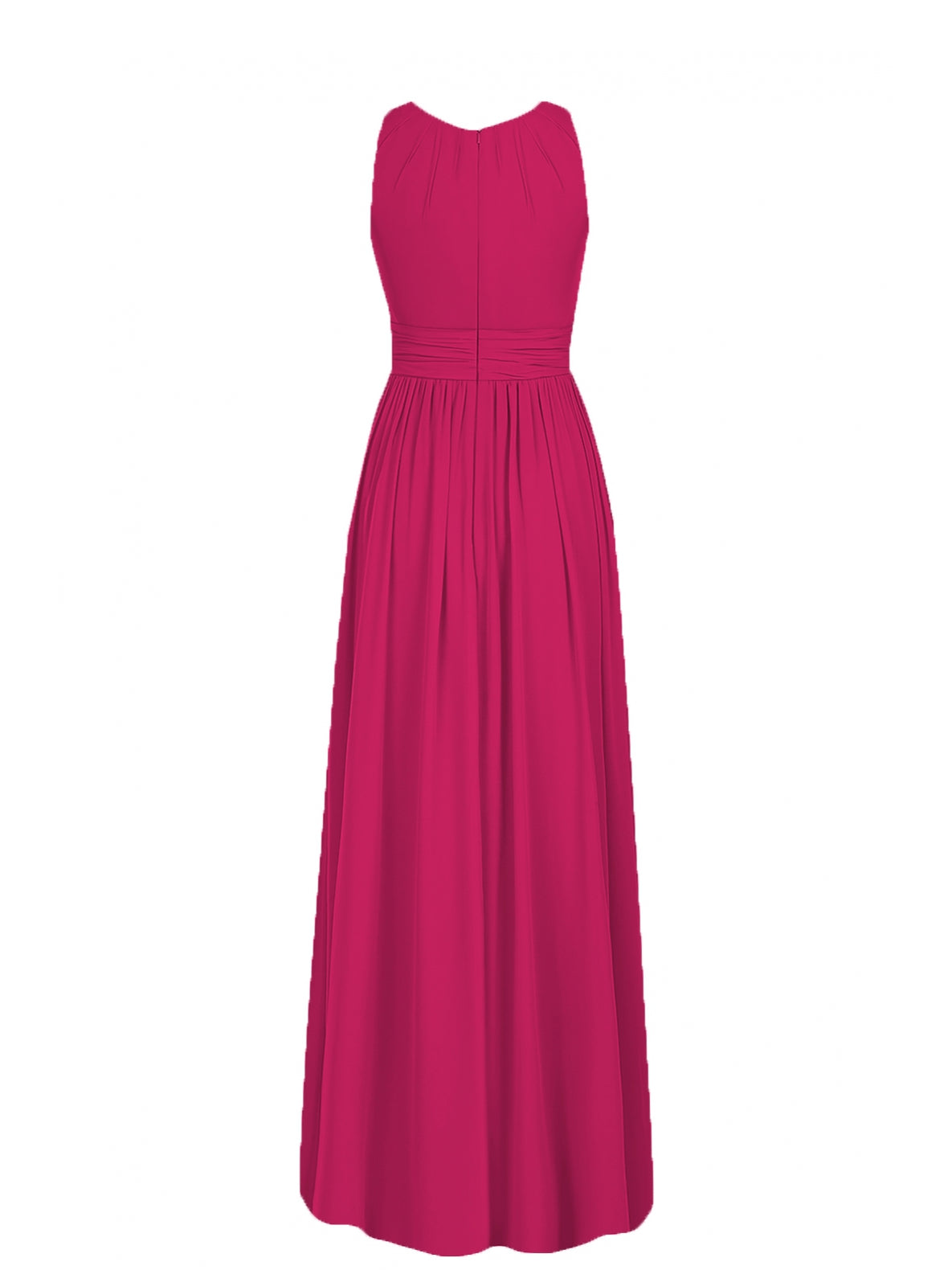Chiffon V-Neck Cap Sleeves Bridesmaid Dress| Plus Size | 60+ Colors