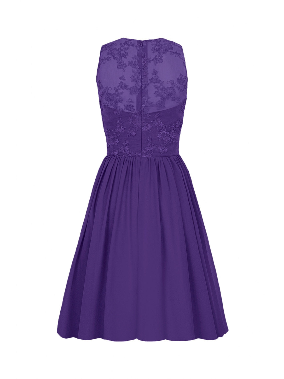 Chiffon V-Neck Sleeveless Bridesmaid Dress| Plus Size | 60+ Colors