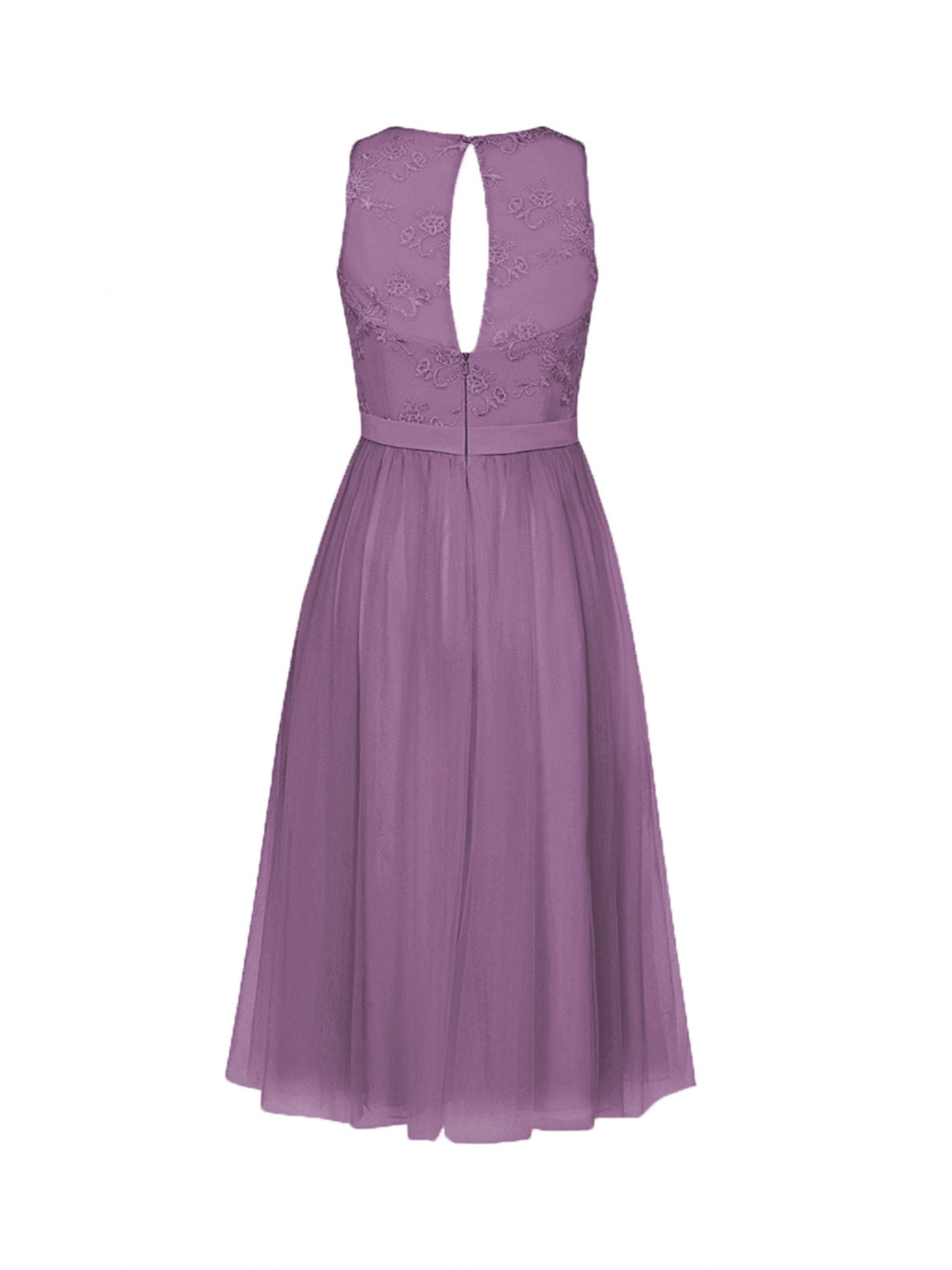 Chiffon V-Neck Sleeveless Bridesmaid Dress| Plus Size | 60+ Colors