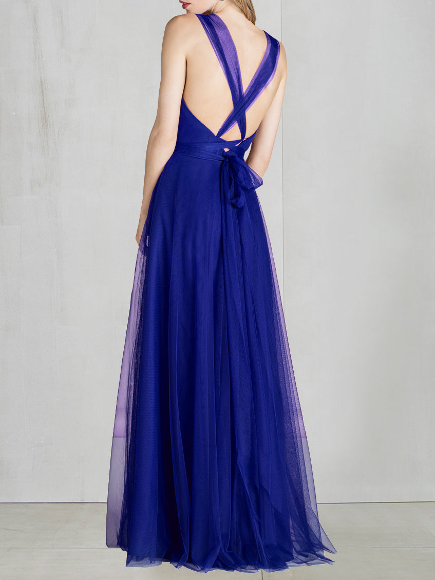 Chiffon One Shoulder Sleeveless Bridesmaid Dress| Plus Size | 60+ Colors