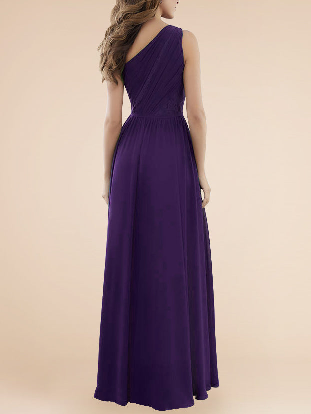Chiffon Halter Sleeveless Bridesmaid Dress| Plus Size | 60+ Colors