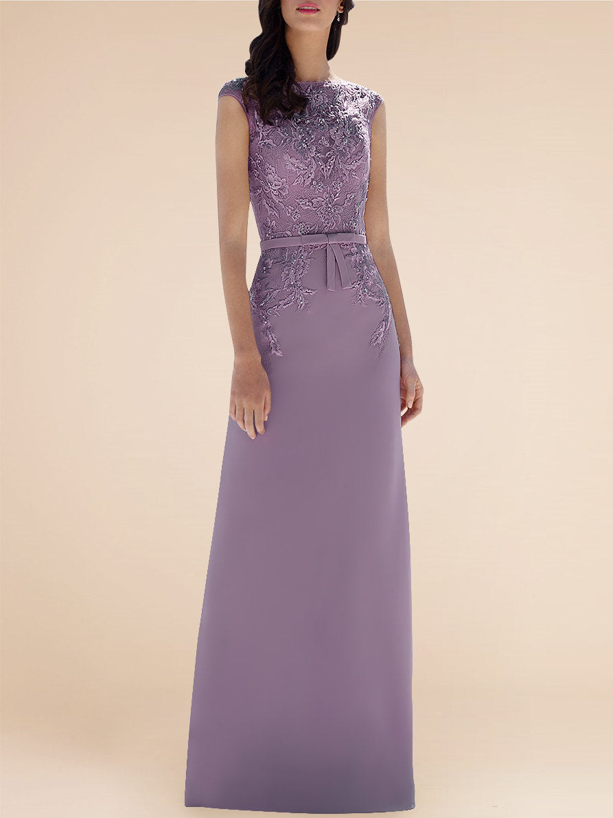 Lace Criss Cross Straps Sleeveless Bridesmaid Dress| Plus Size | 60+ Colors
