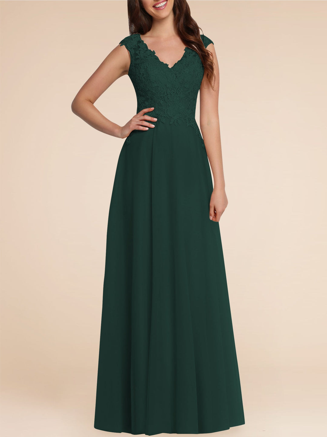 Lace Sweetheart Sleeveless Bridesmaid Dress| Plus Size