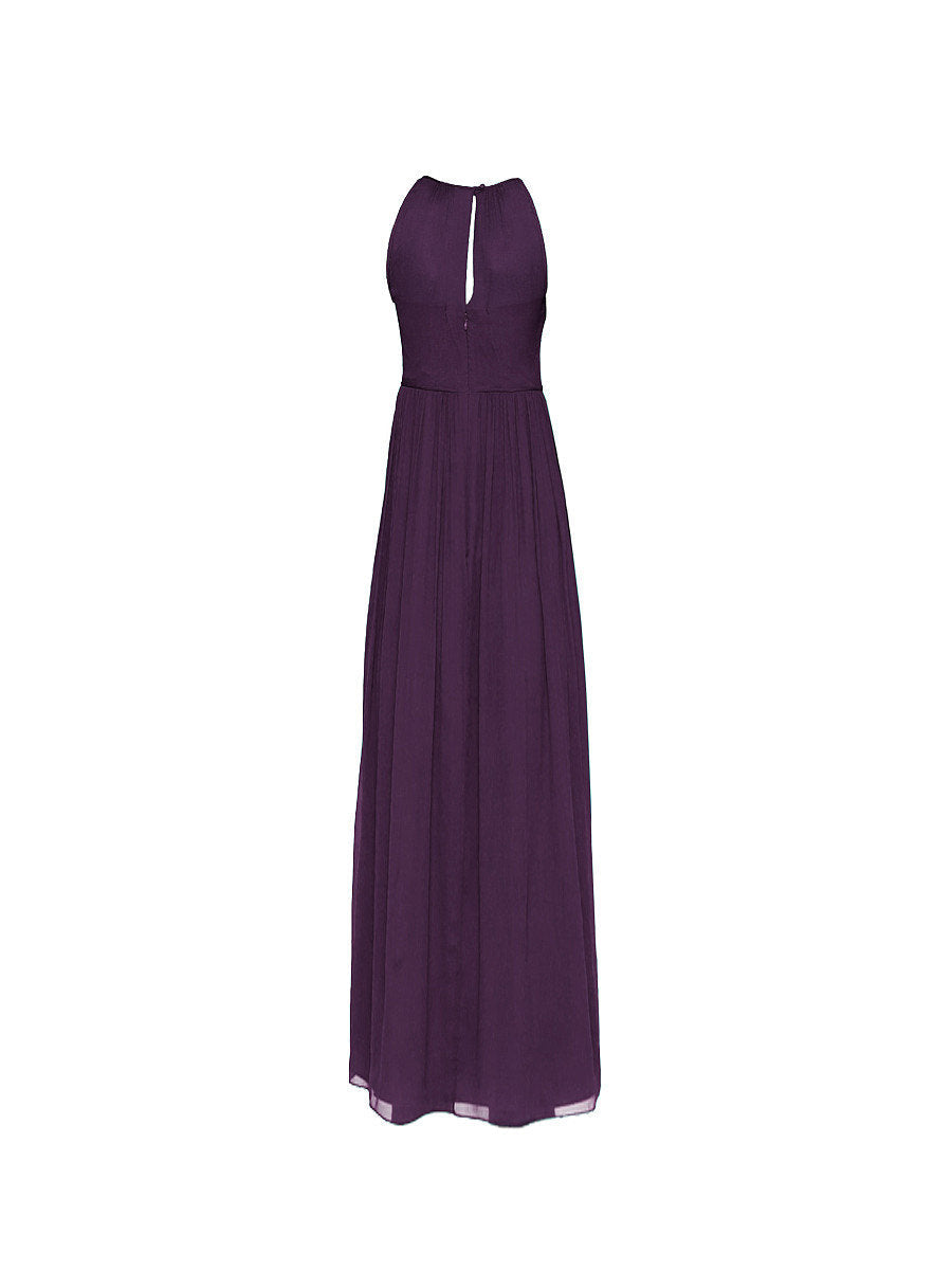 Chiffon Strapless Sleeveless Bridesmaid Dress| Plus Size | 60+ Colors