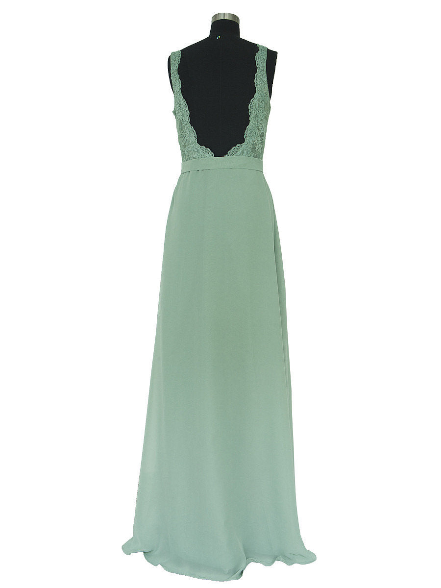 Chiffon Strapless Sleeveless Bridesmaid Dress| Plus Size | 60+ Colors