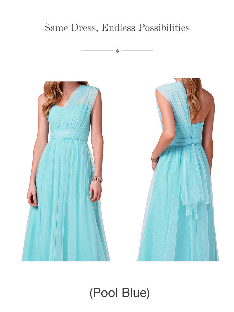 Chiffon V-Neck Sleeveless Bridesmaid Dress| Plus Size | 60+ Colors
