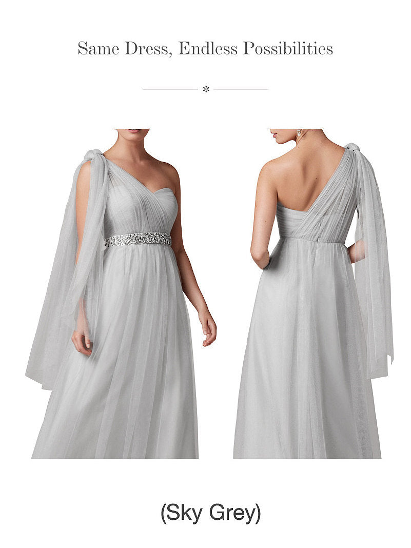 Chiffon V-Neck Sleeveless Bridesmaid Dress| Plus Size | 60+ Colors