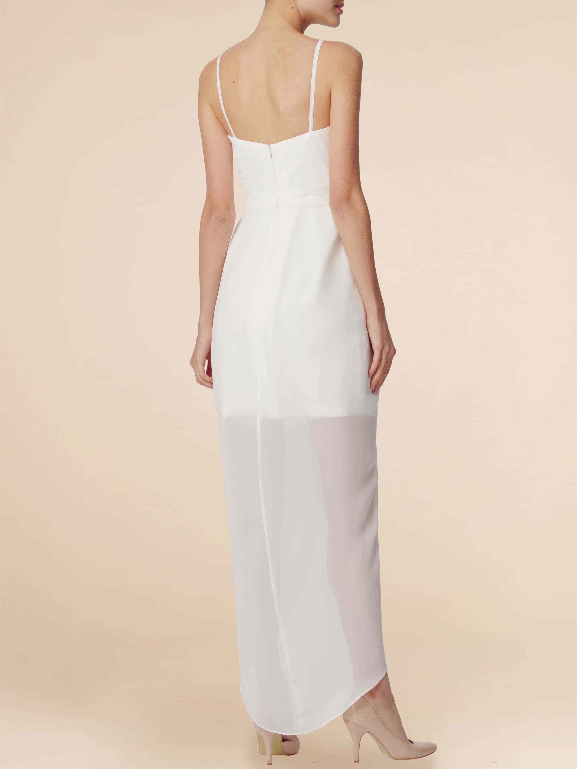 Chiffon V-Neck Short Sleeves Bridesmaid Dress| Plus Size | 60+ Colors