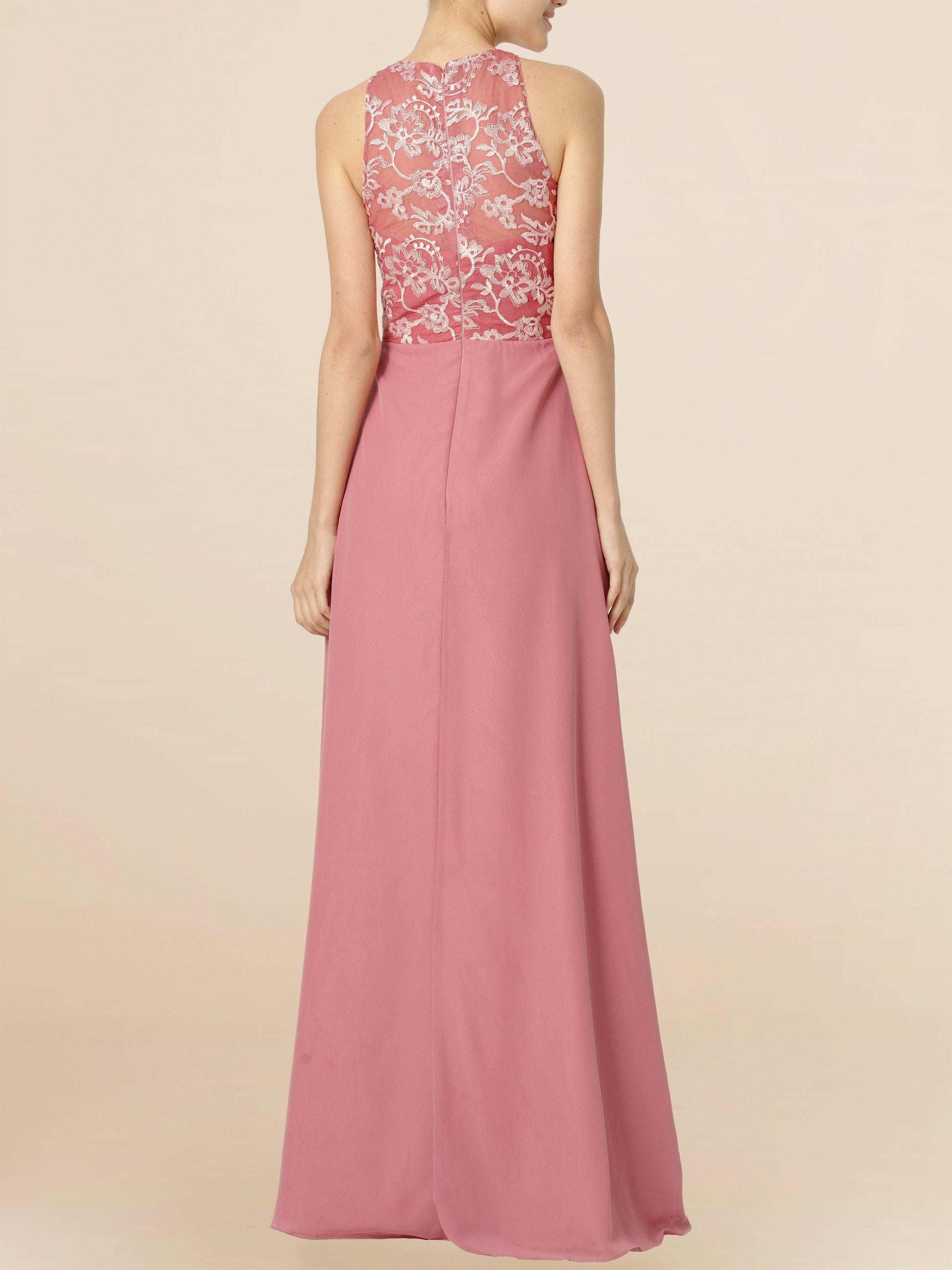 Lace Boat Neck Cap Sleeves Bridesmaid Dress| Plus Size | 60+ Colors