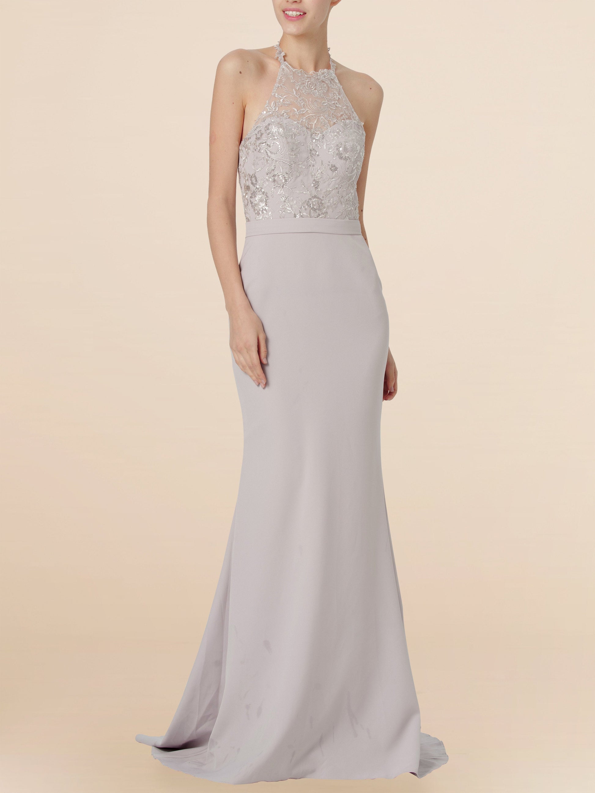 Lace Boat Neck Cap Sleeves Bridesmaid Dress| Plus Size | 60+ Colors