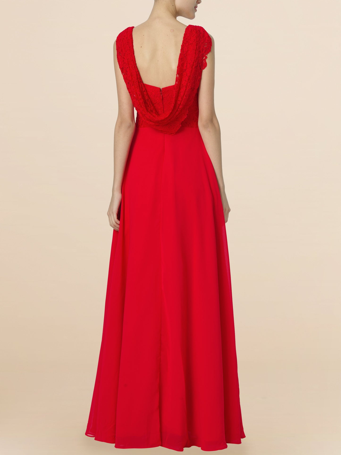 Lace Boat Neck Cap Sleeves Bridesmaid Dress| Plus Size | 60+ Colors