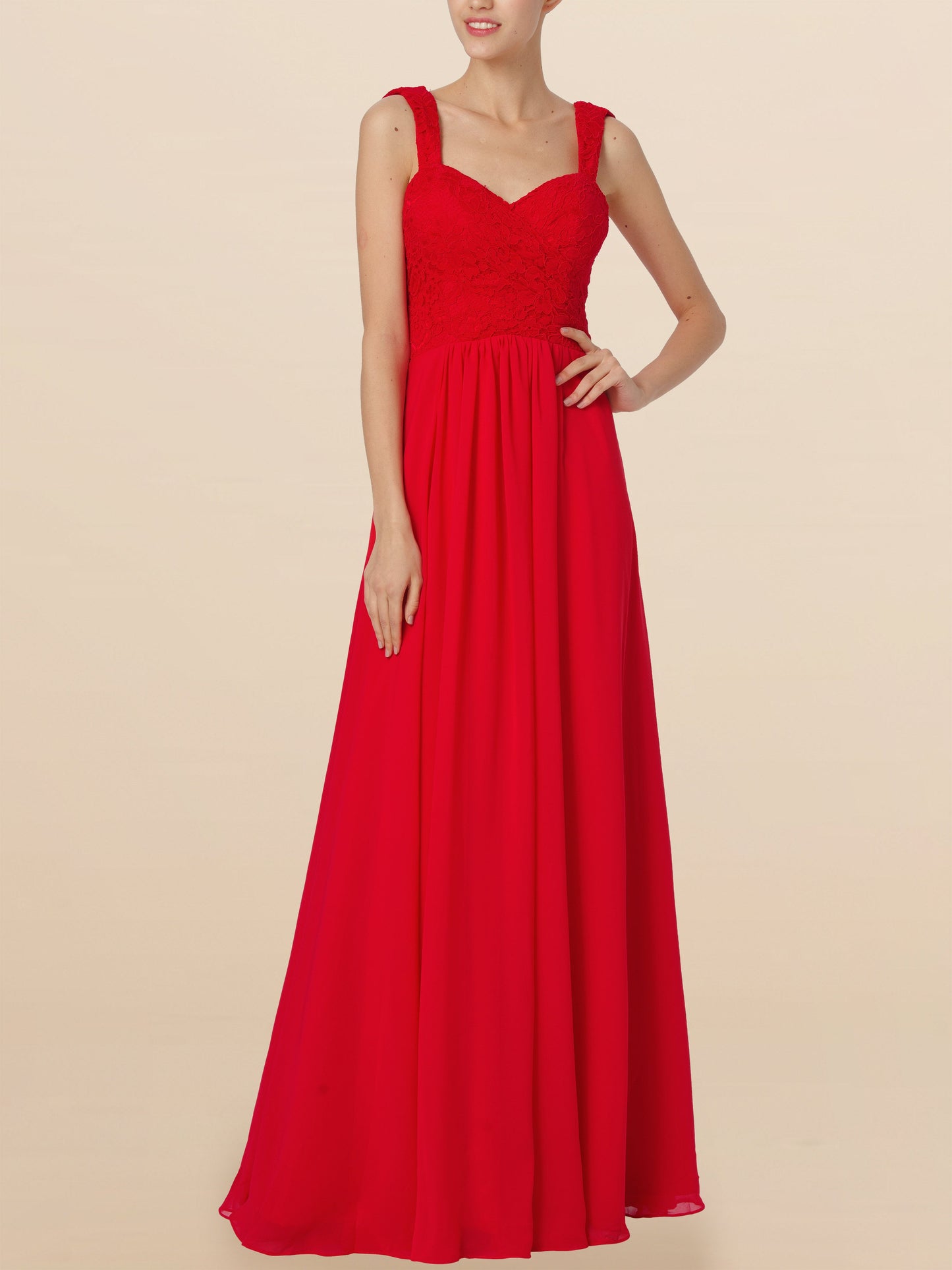Lace Boat Neck Cap Sleeves Bridesmaid Dress| Plus Size | 60+ Colors