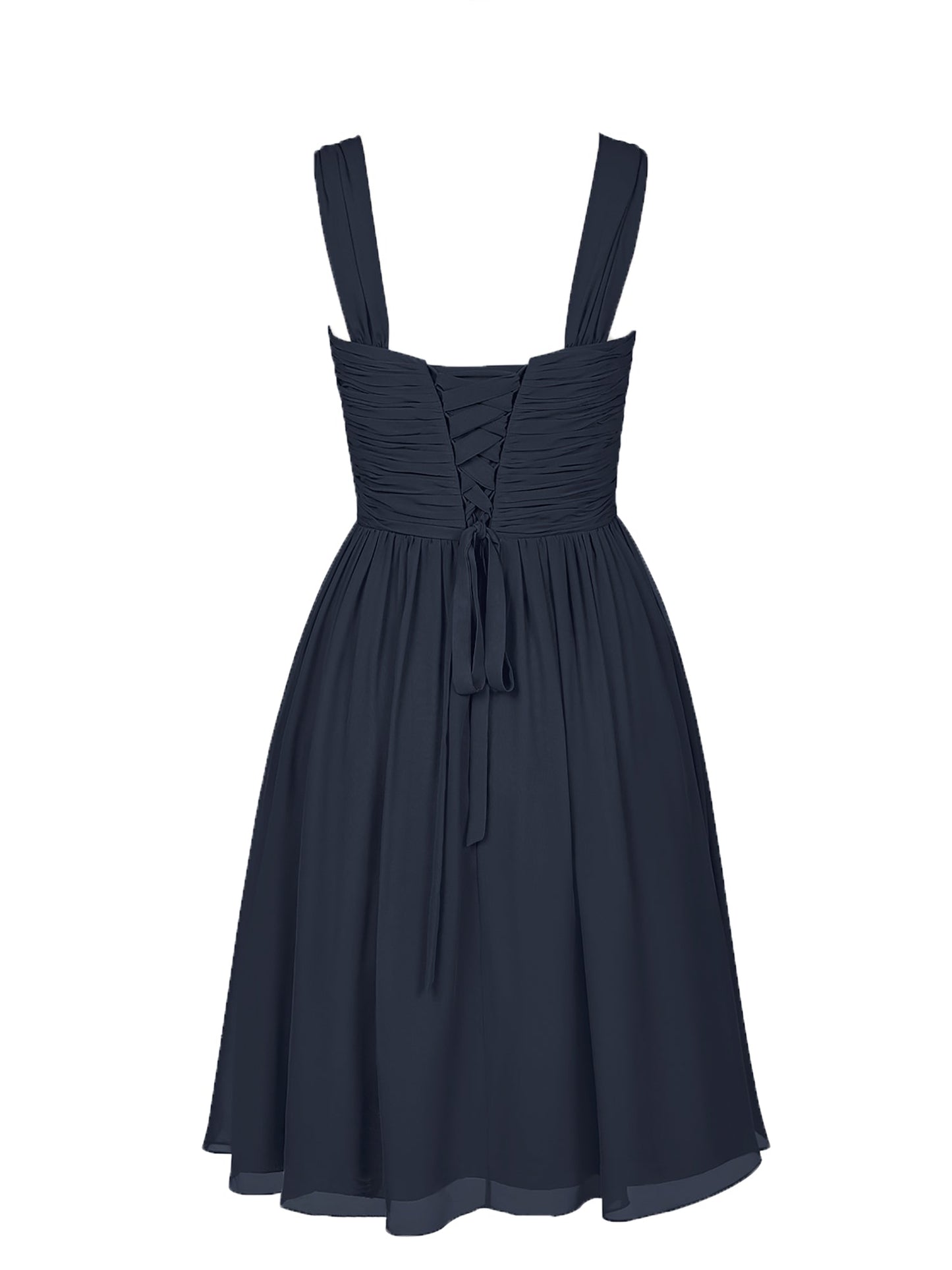 Chiffon V-Neck Sleeveless Bridesmaid Dress| Plus Size | 60+ Colors