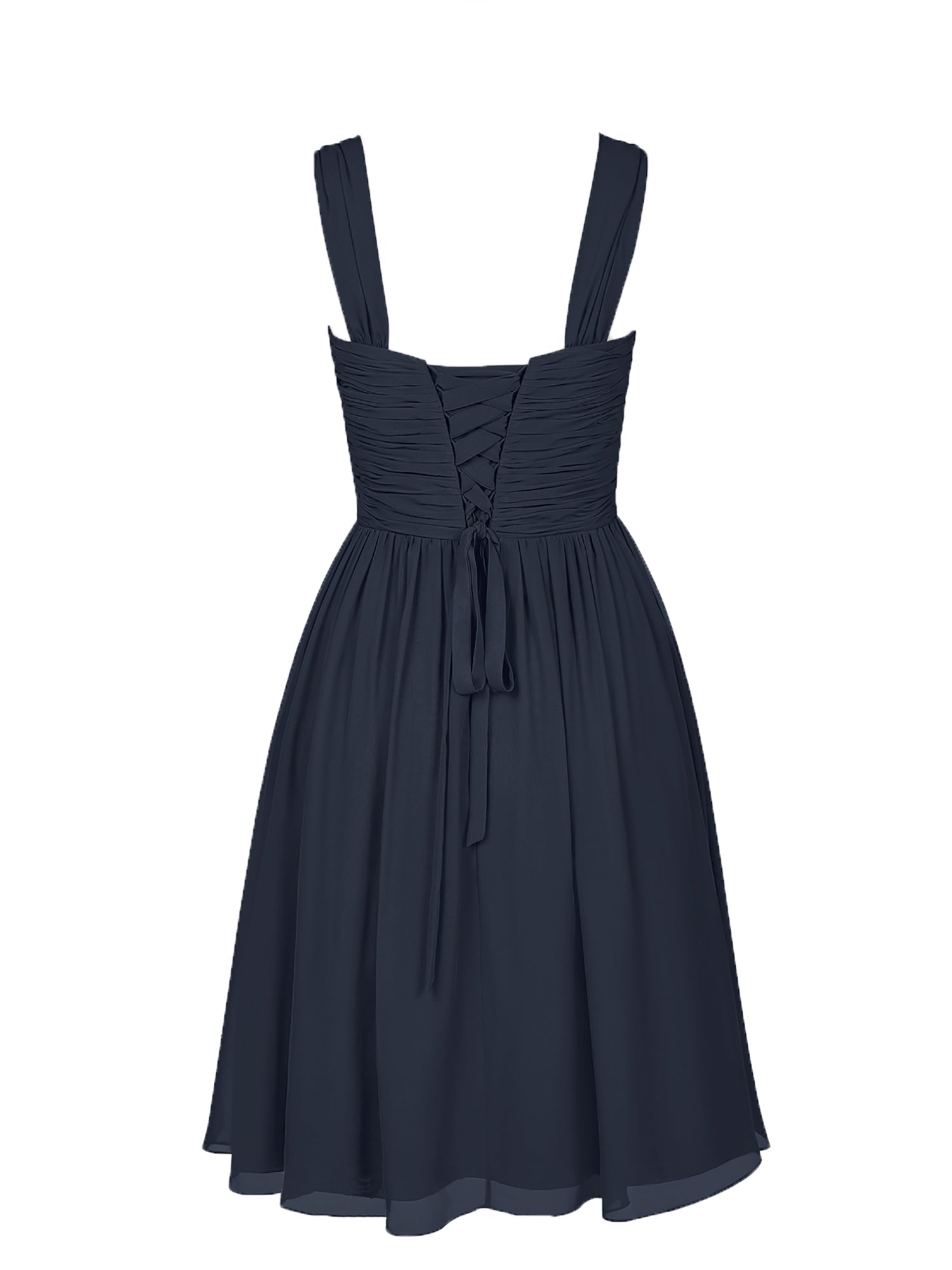 Chiffon V-Neck Sleeveless Bridesmaid Dress| Plus Size | 60+ Colors