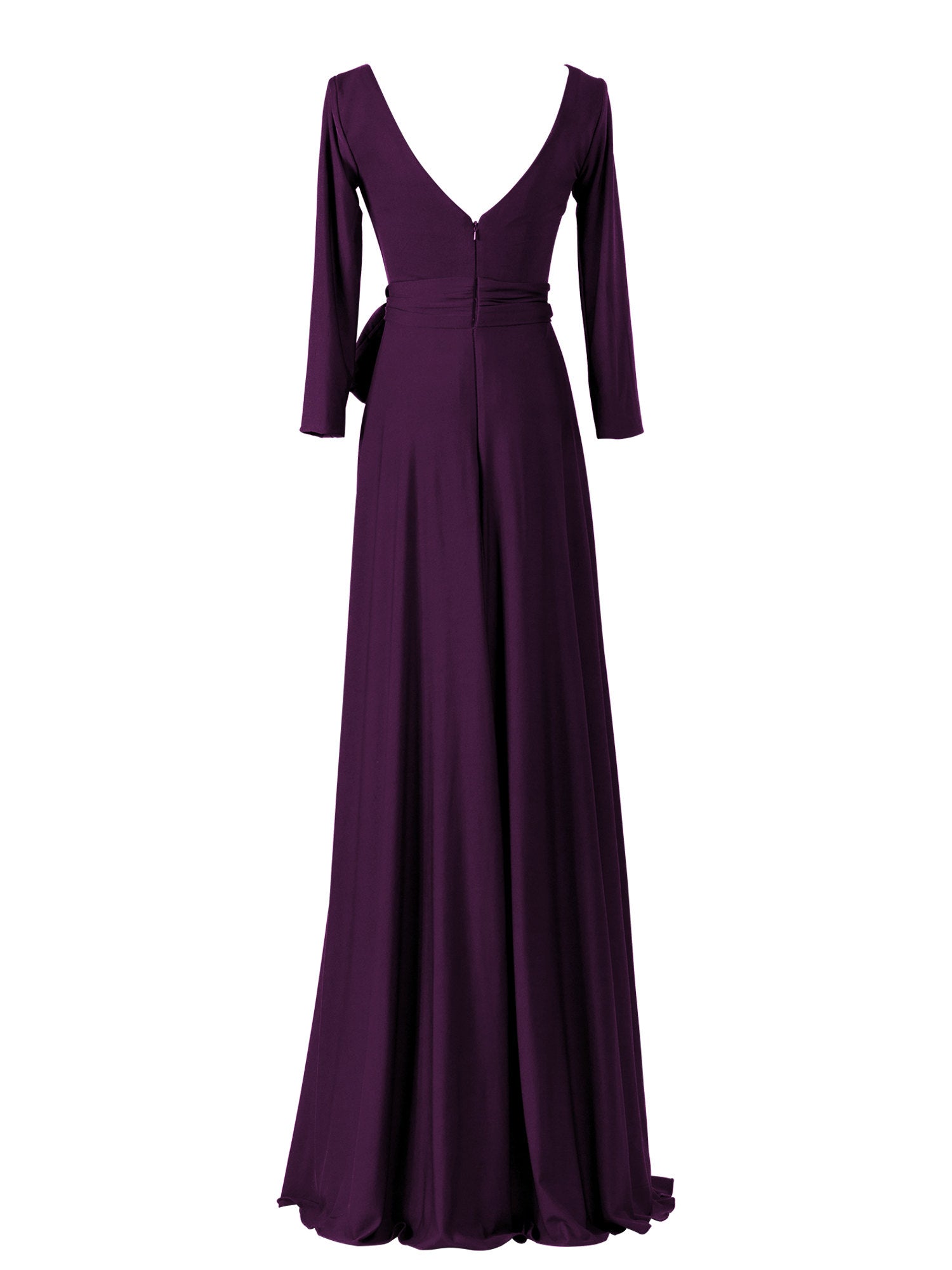 Chiffon Square Neck Short Sleeves Bridesmaid Dress| Plus Size | 60+ Colors