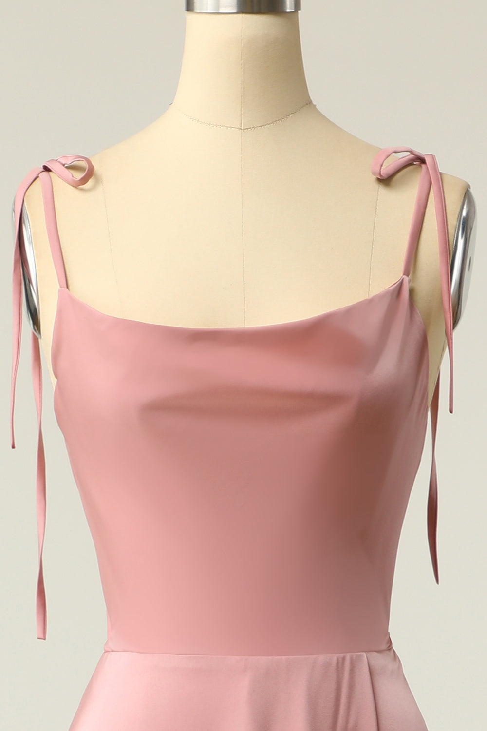 Stretch Satin One Shoulder Sleeveless Bridesmaid Dress| Plus Size | 60+ Colors