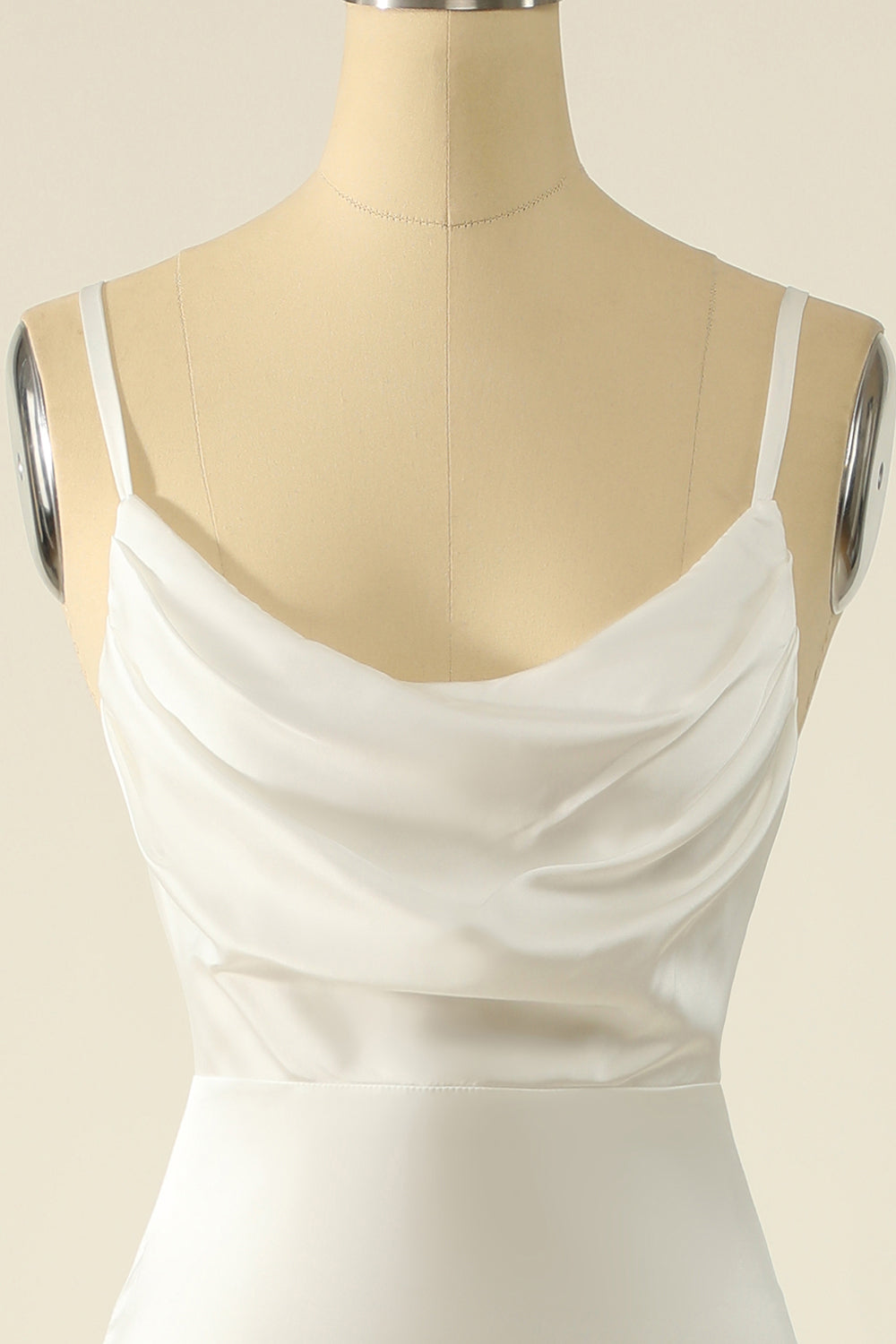 Stretch Satin V-Neck Sleeveless Bridesmaid Dress| Plus Size | 60+ Colors